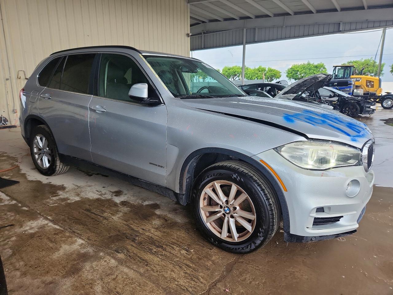 2015 Bmw X5 Sdrive35i Silver vin: 5UXKR2C51F0H37557