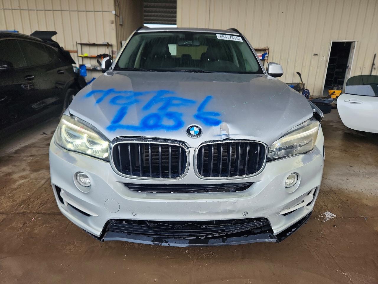 2015 Bmw X5 Sdrive35i Silver vin: 5UXKR2C51F0H37557