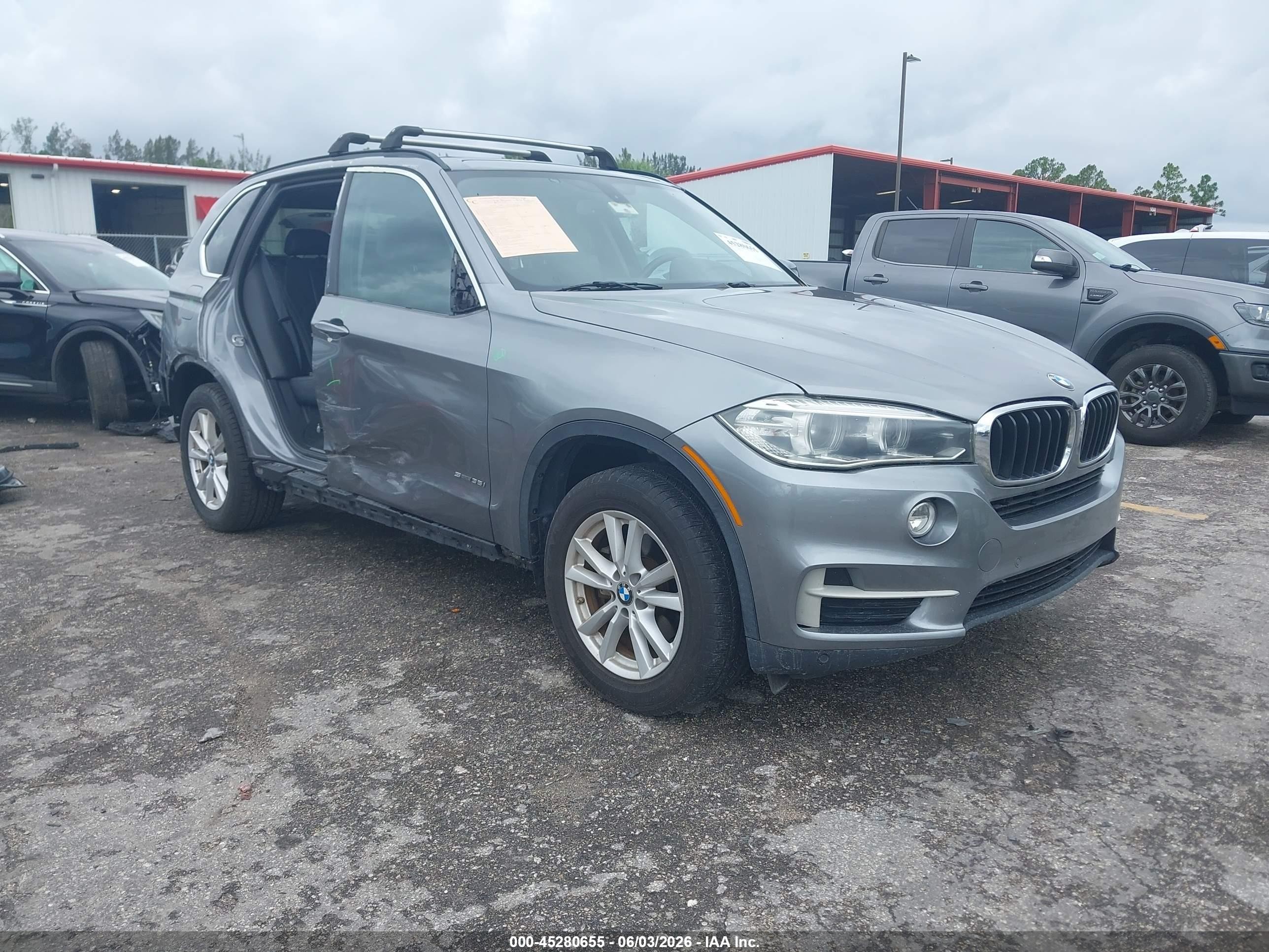 2015 Bmw X5 Sdrive35i Серый vin: 5UXKR2C51F0H40300