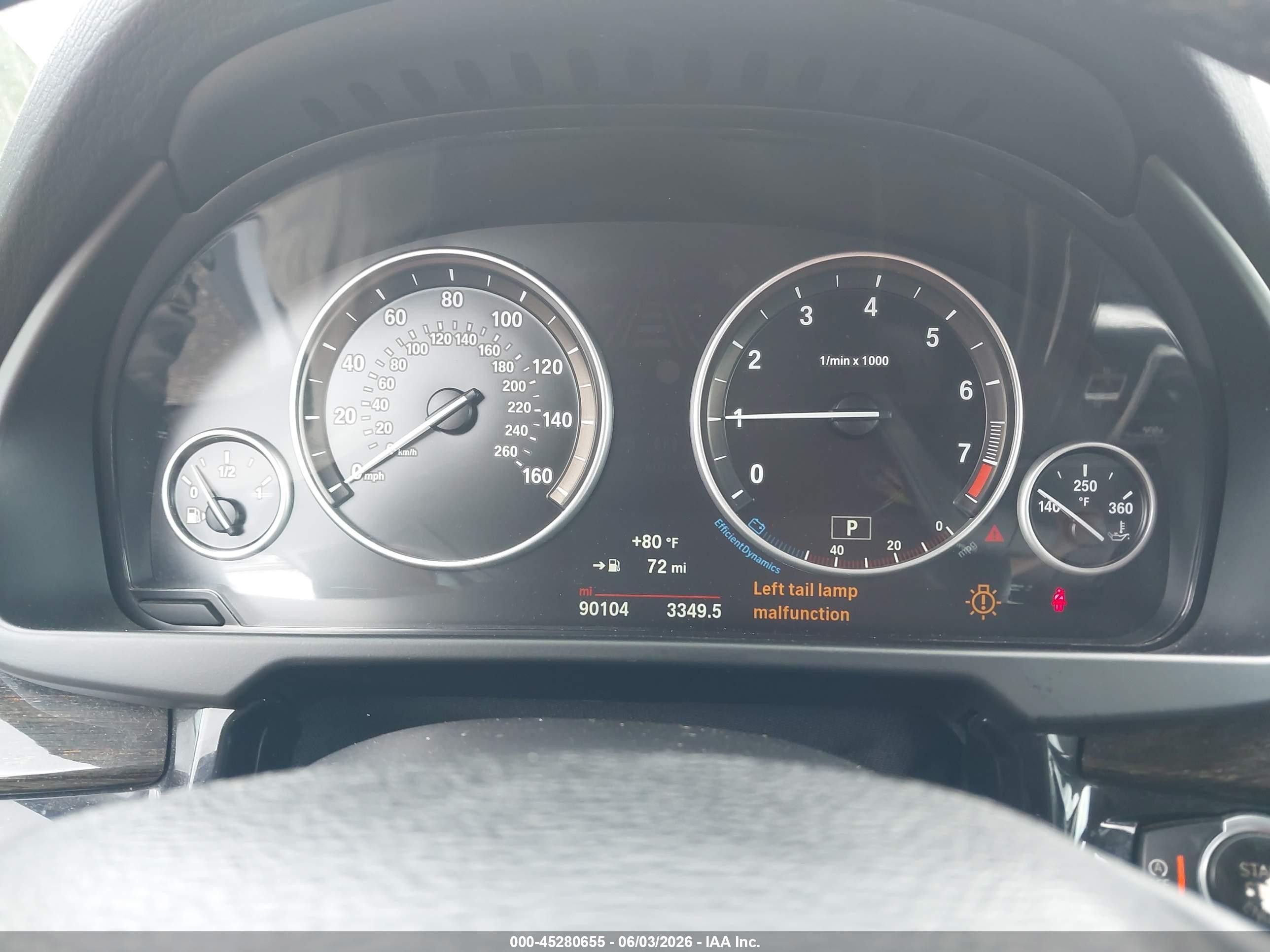 2015 Bmw X5 Sdrive35i Серый vin: 5UXKR2C51F0H40300
