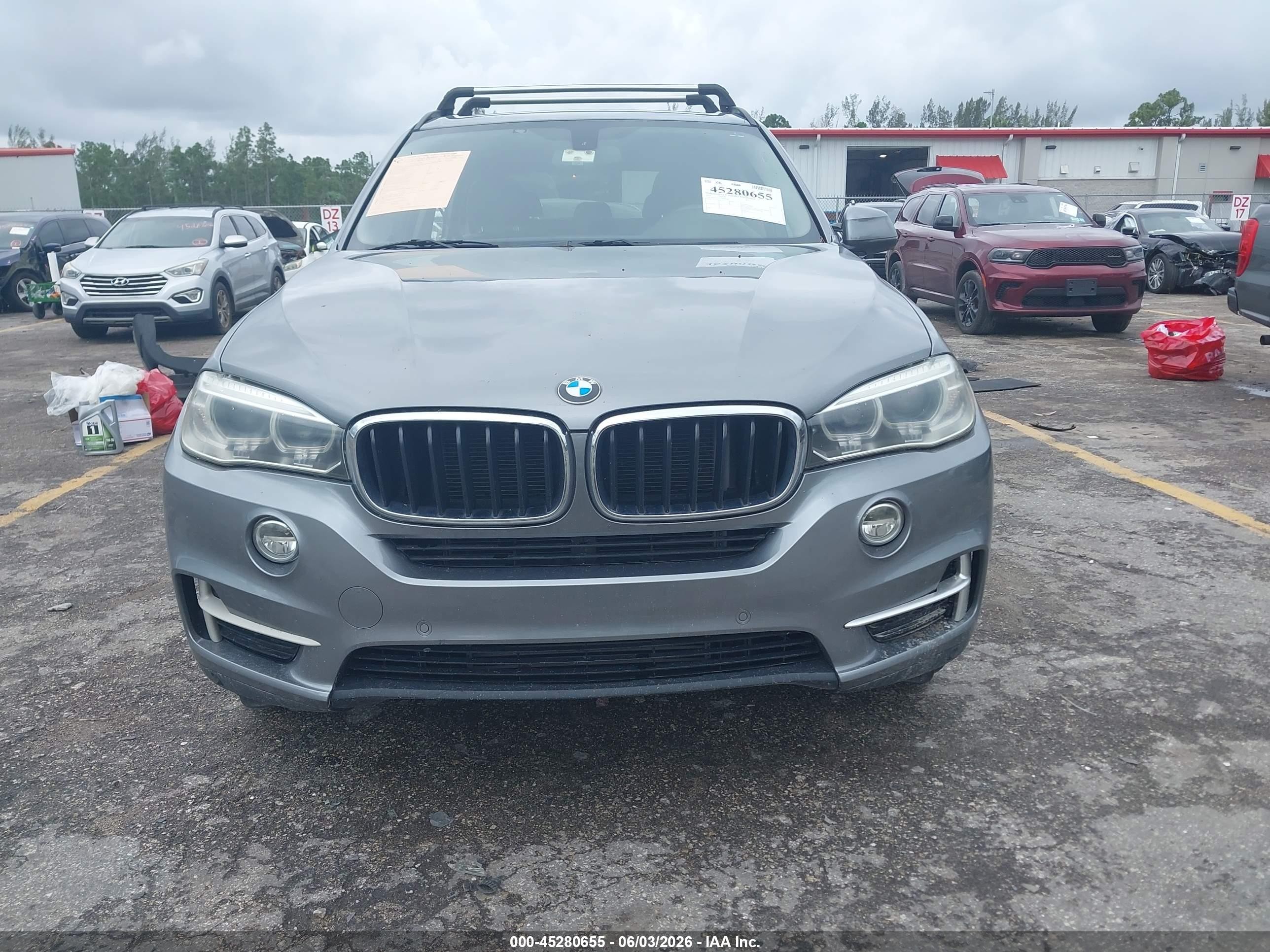 2015 Bmw X5 Sdrive35i Серый vin: 5UXKR2C51F0H40300