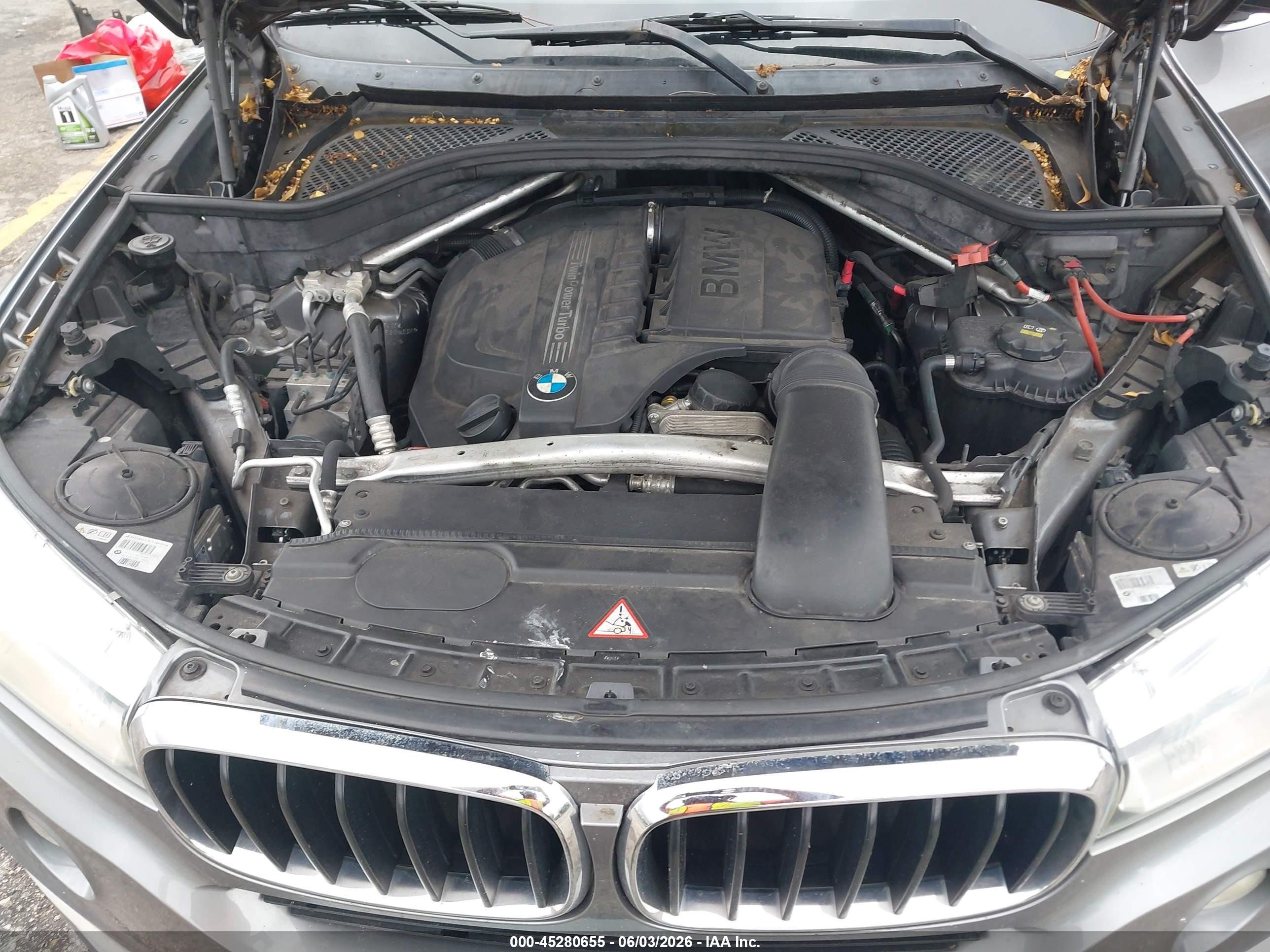 2015 Bmw X5 Sdrive35i Серый vin: 5UXKR2C51F0H40300