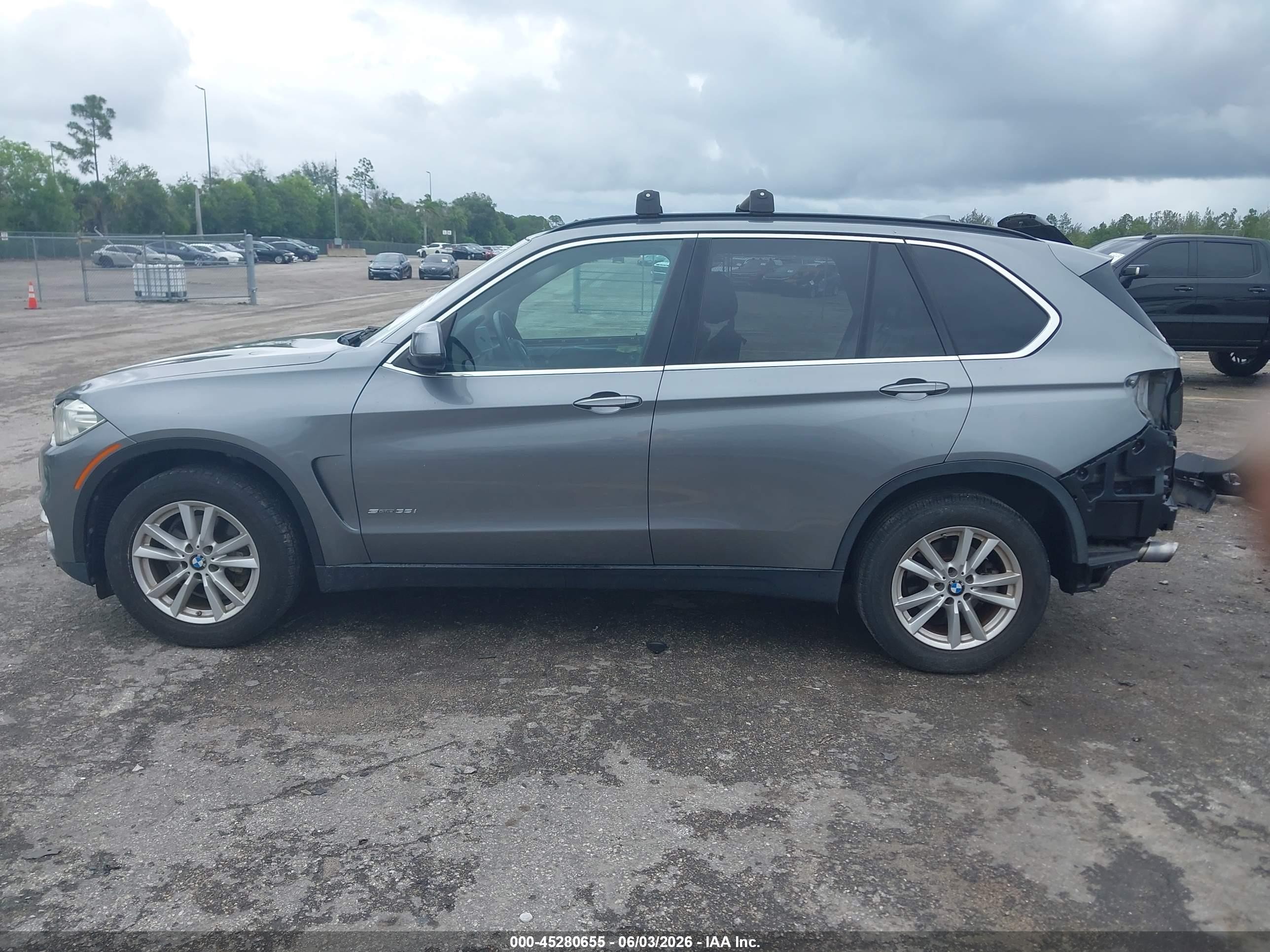 2015 Bmw X5 Sdrive35i Серый vin: 5UXKR2C51F0H40300
