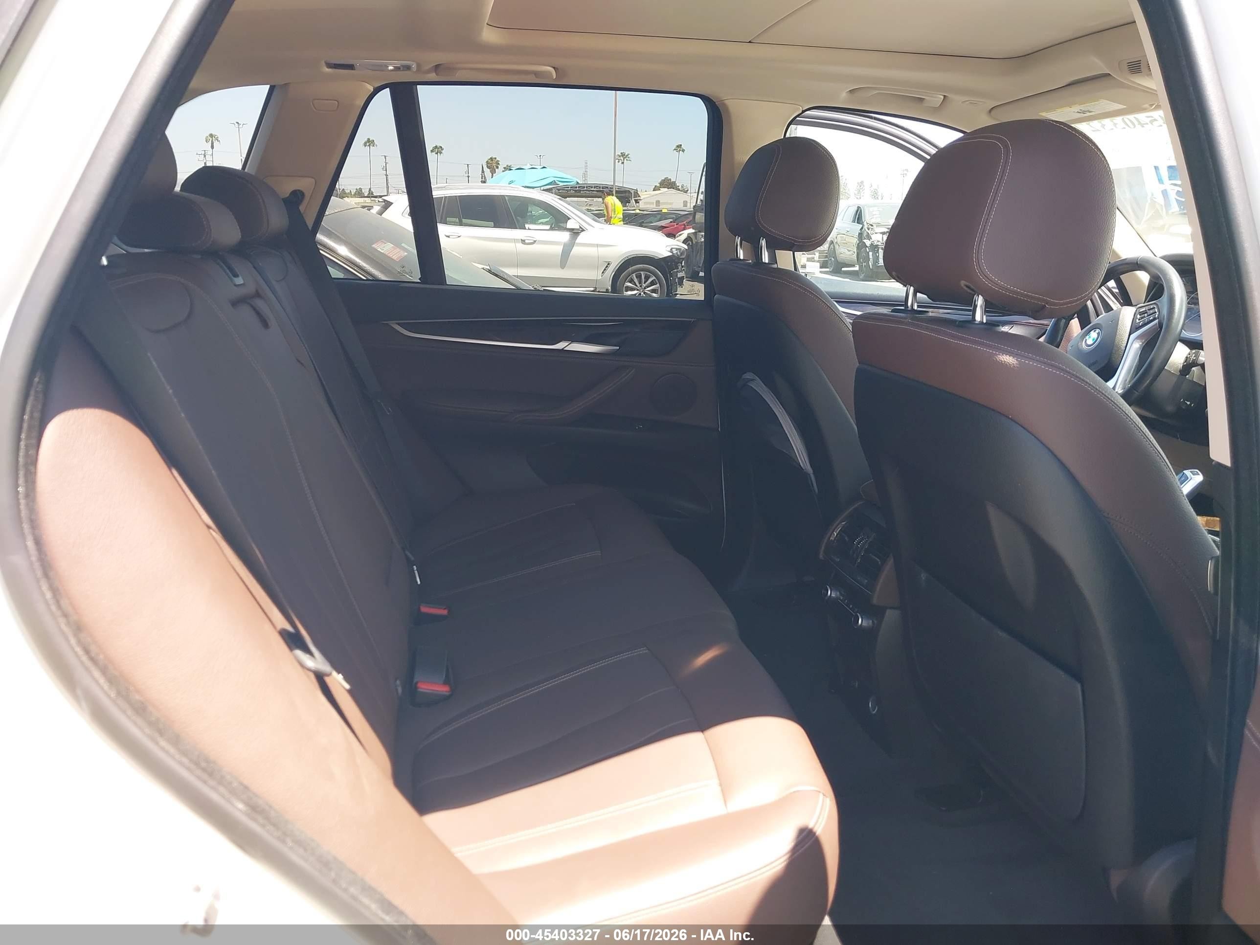 2015 Bmw X5 Sdrive35i White vin: 5UXKR2C51F0H40961