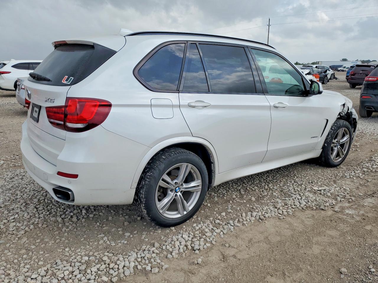 2014 Bmw X5 Sdrive35i White vin: 5UXKR2C52E0H34780