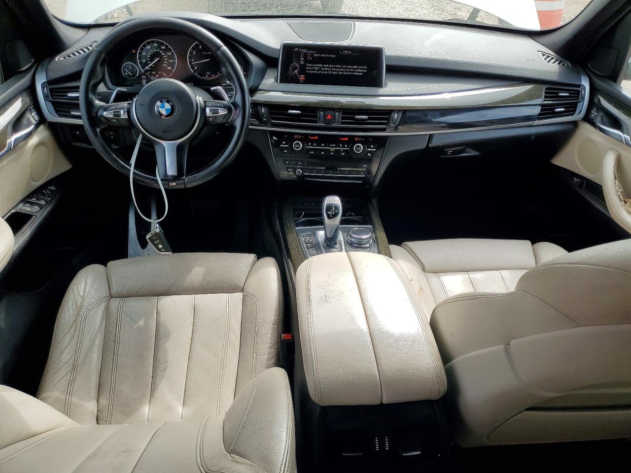 2014 Bmw X5 Sdrive35i White vin: 5UXKR2C52E0H34780