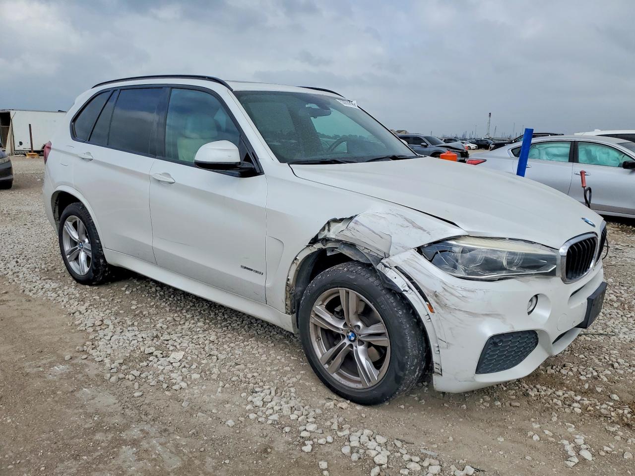 2014 Bmw X5 Sdrive35i White vin: 5UXKR2C52E0H34780