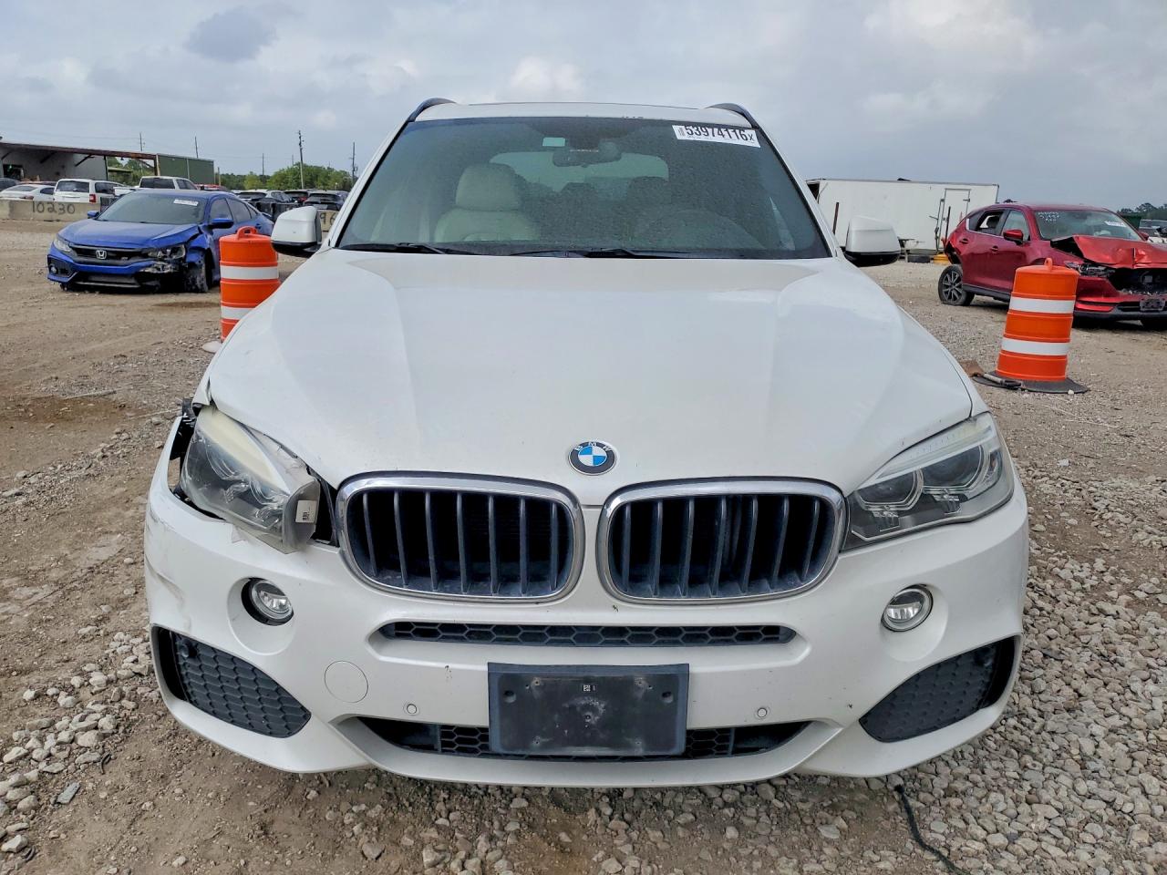 2014 Bmw X5 Sdrive35i White vin: 5UXKR2C52E0H34780