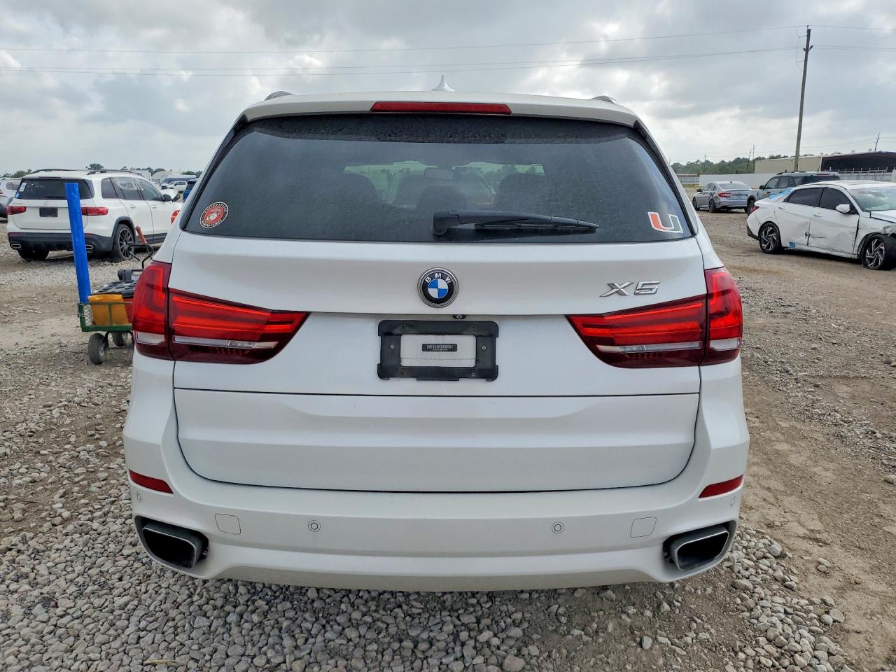 2014 Bmw X5 Sdrive35i White vin: 5UXKR2C52E0H34780