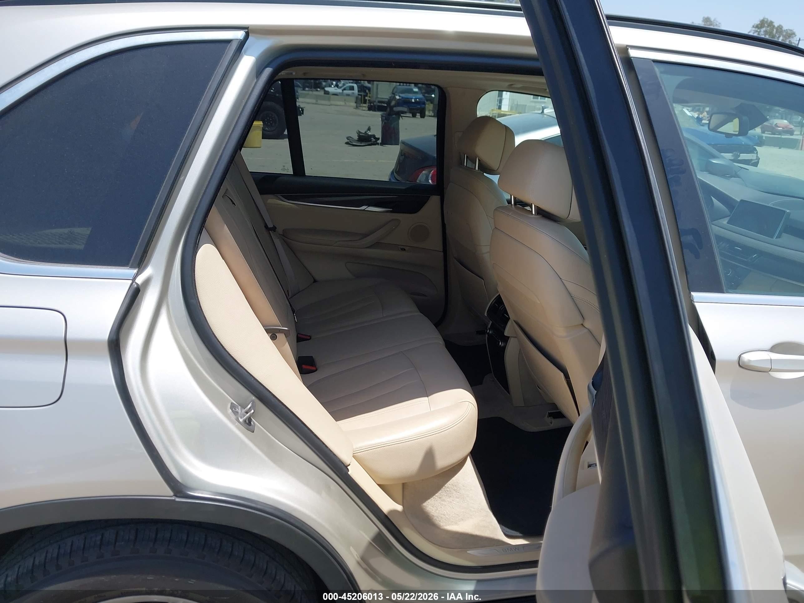 2015 Bmw X5 Sdrive35i Silver vin: 5UXKR2C52F0H38801