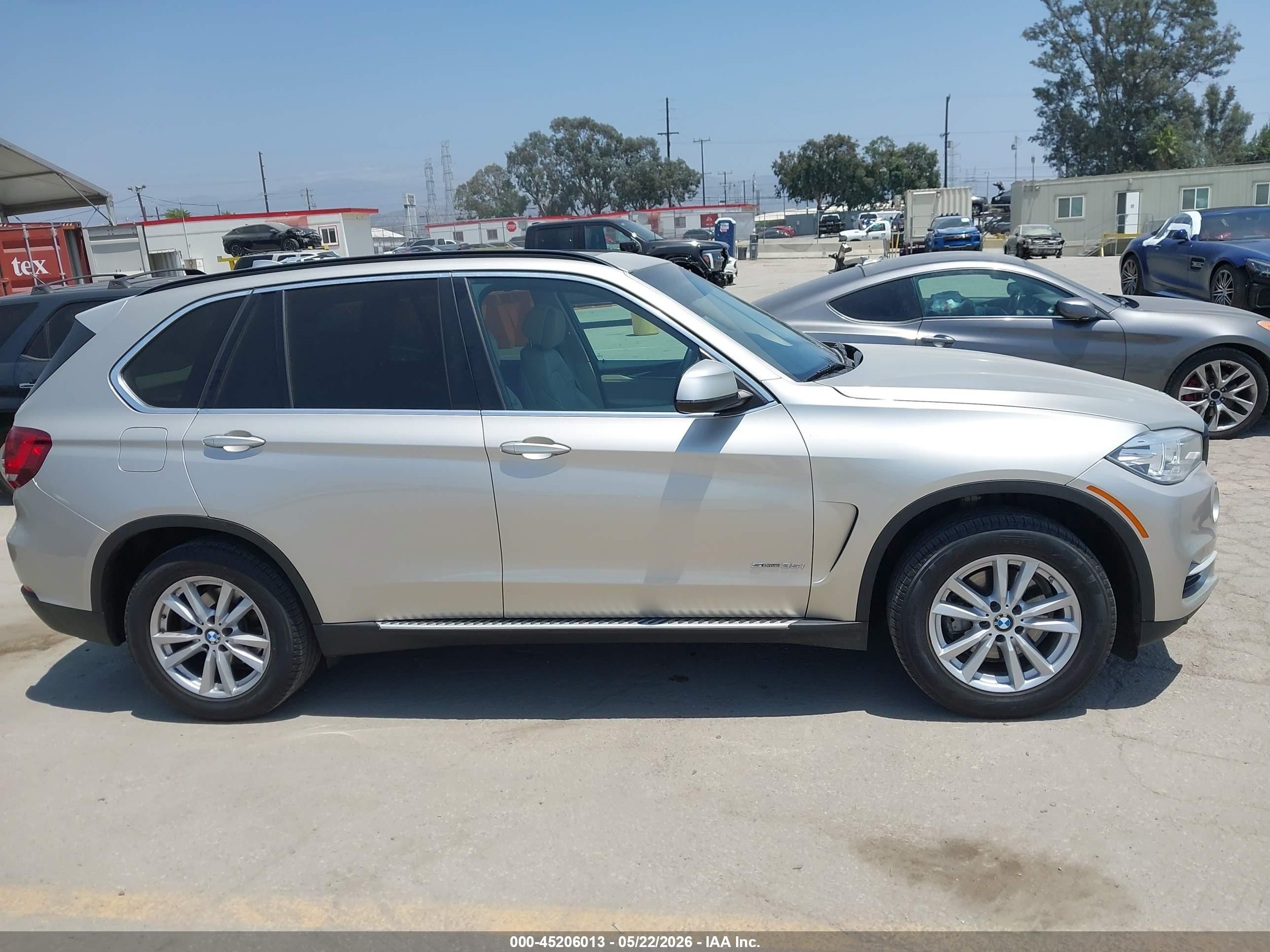 2015 Bmw X5 Sdrive35i Silver vin: 5UXKR2C52F0H38801