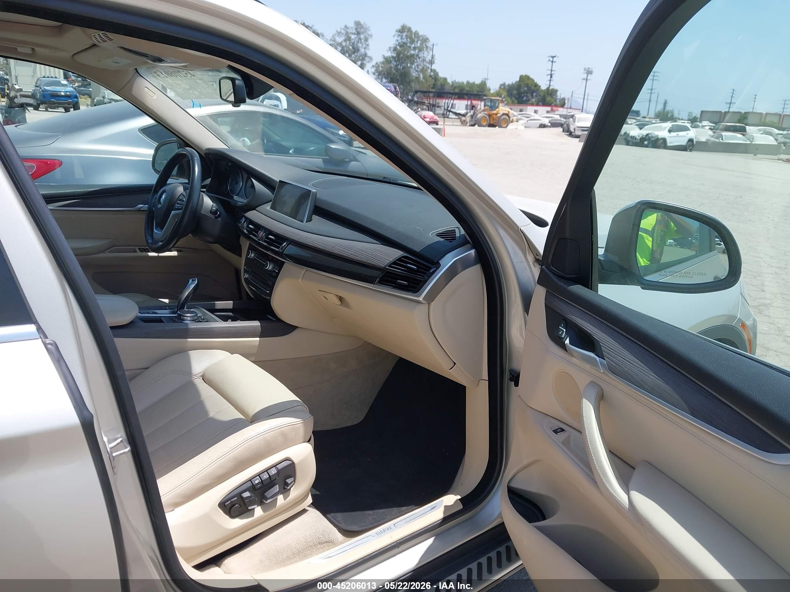 2015 Bmw X5 Sdrive35i Silver vin: 5UXKR2C52F0H38801
