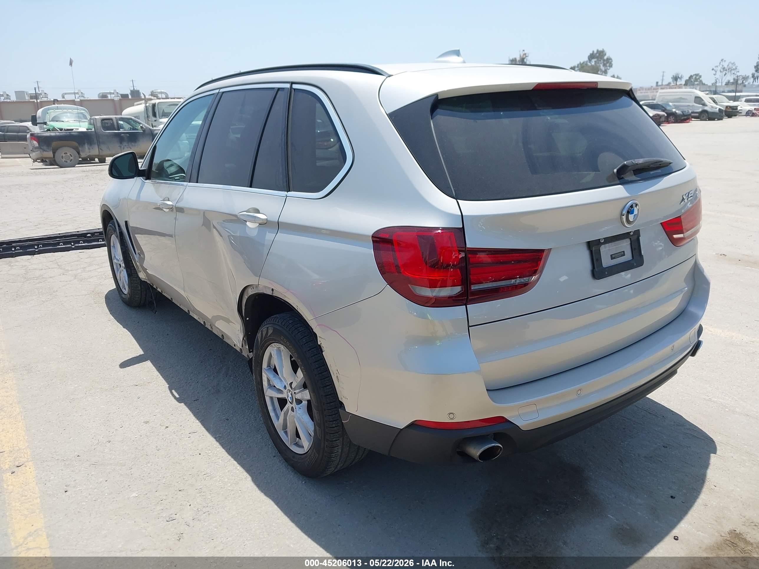 2015 Bmw X5 Sdrive35i Silver vin: 5UXKR2C52F0H38801