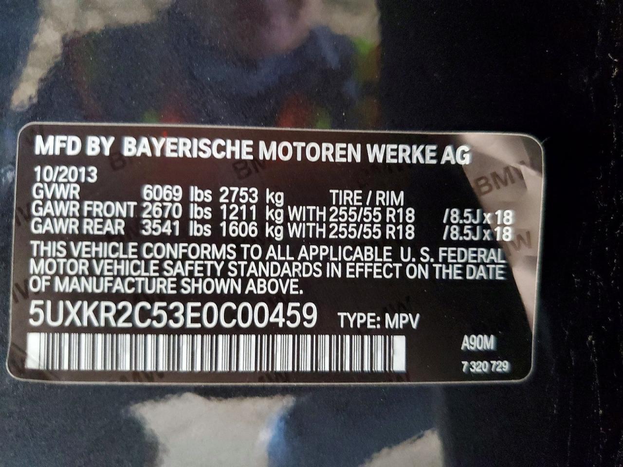 2014 Bmw X5 Sdrive35i Gray vin: 5UXKR2C53E0C00459