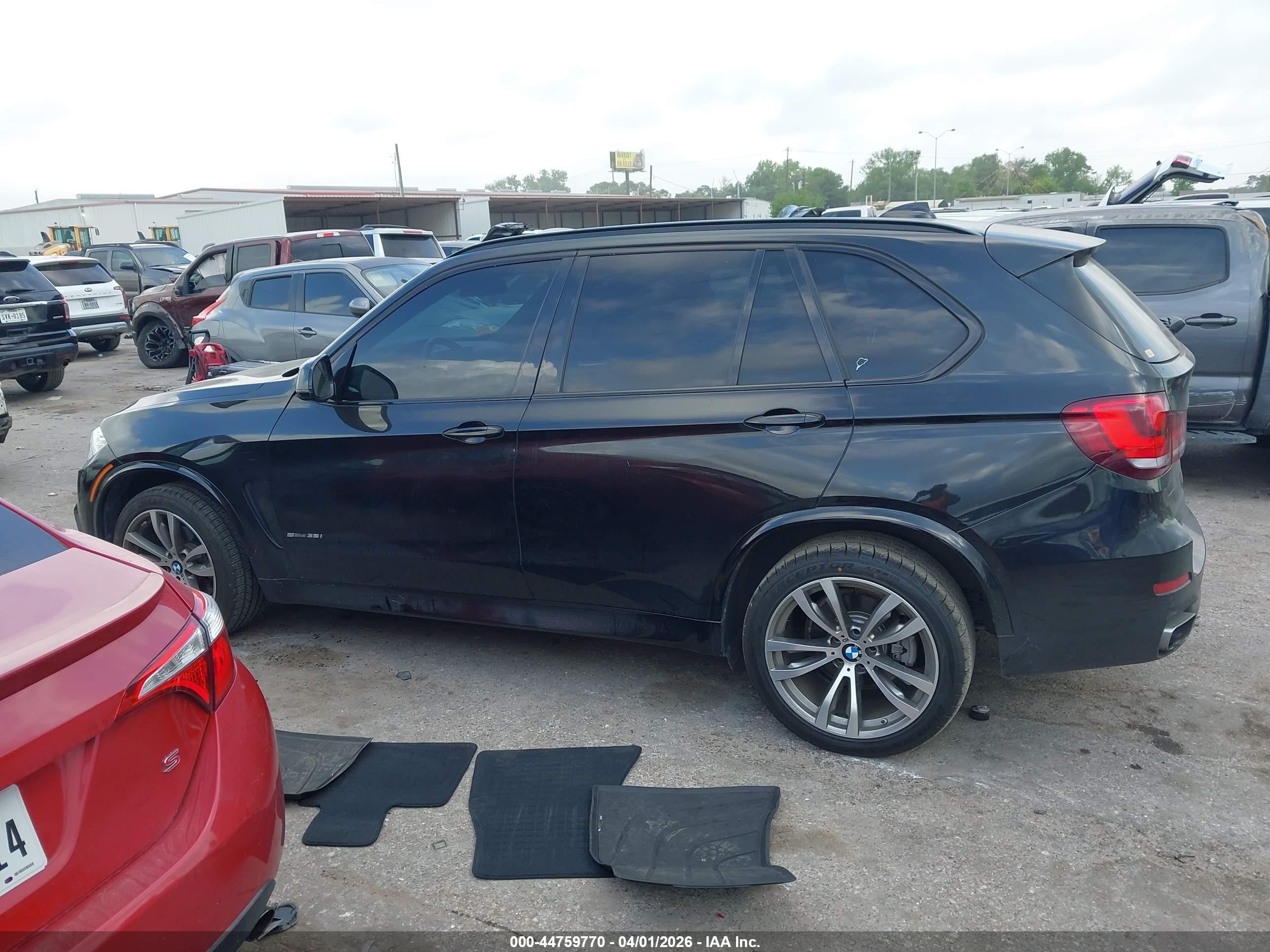 2014 Bmw X5 Sdrive35i Black vin: 5UXKR2C54E0H33582