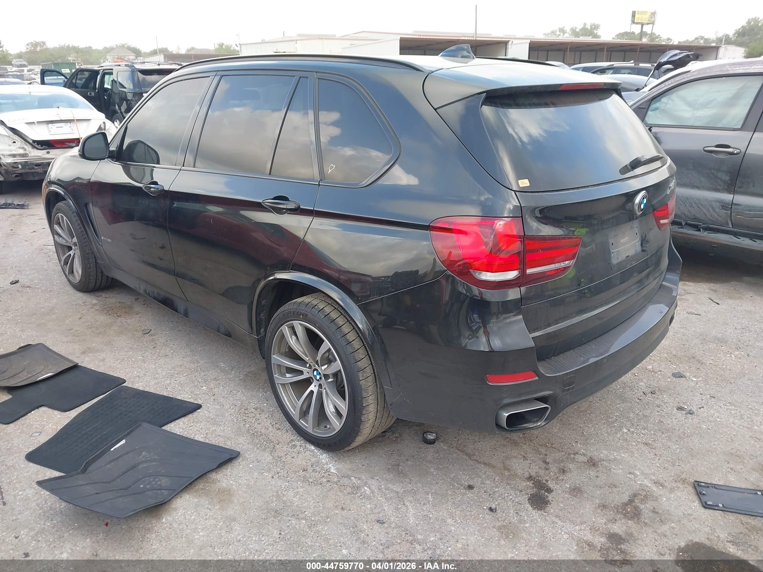 2014 Bmw X5 Sdrive35i Black vin: 5UXKR2C54E0H33582