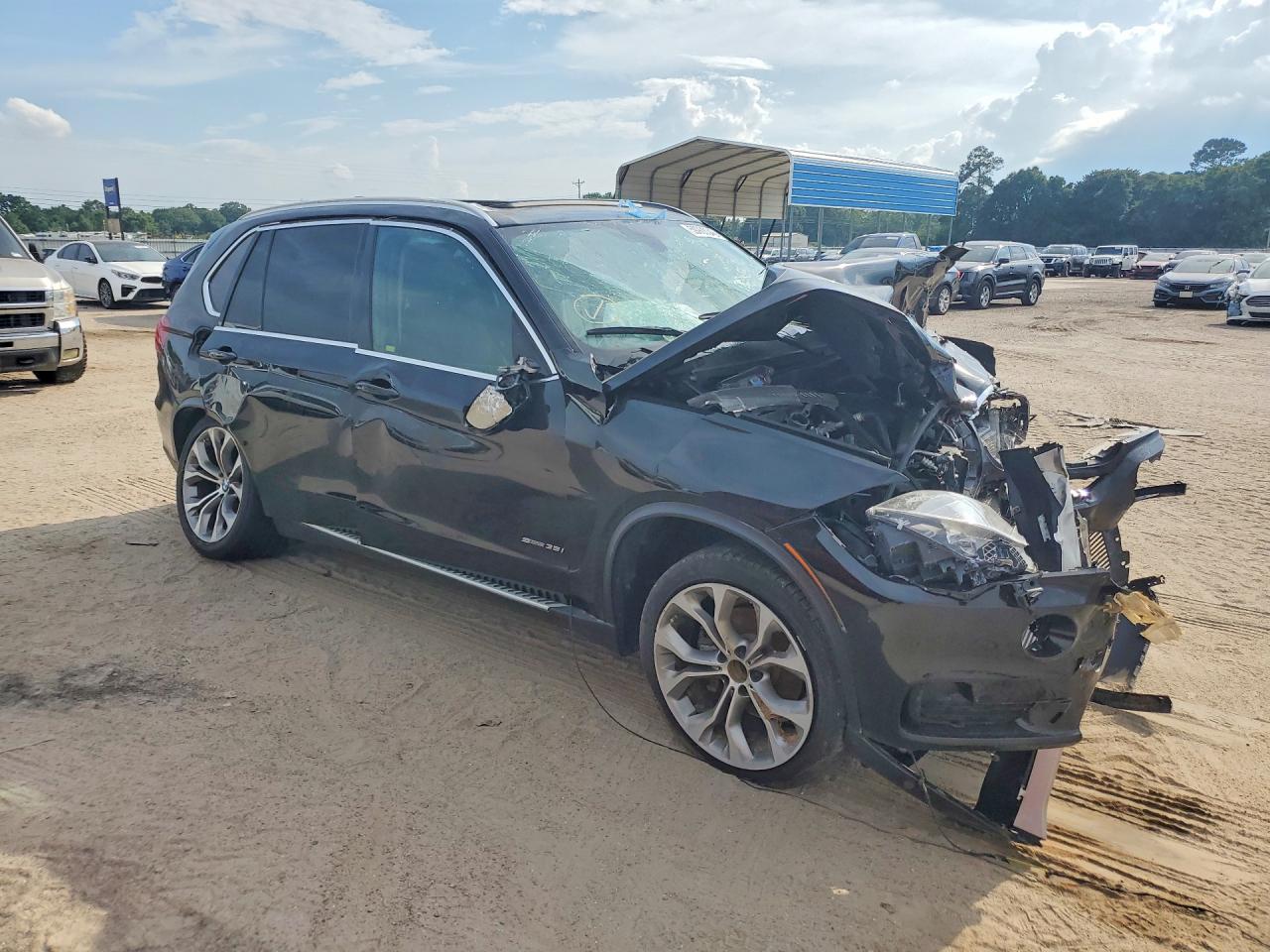 2015 Bmw X5 Sdrive35i Black vin: 5UXKR2C54F0H37231