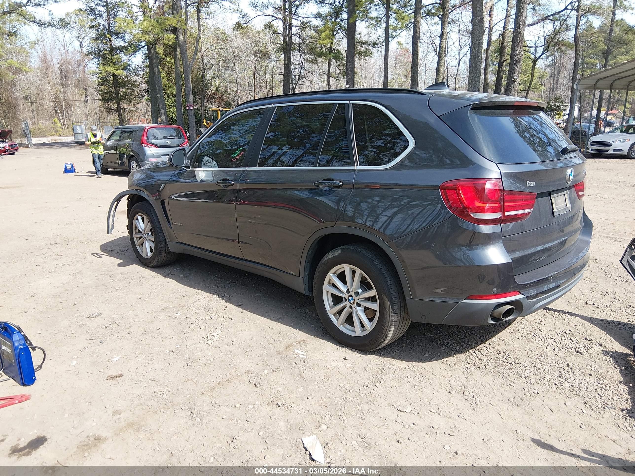2015 Bmw X5 Sdrive35i Black vin: 5UXKR2C54F0H38119