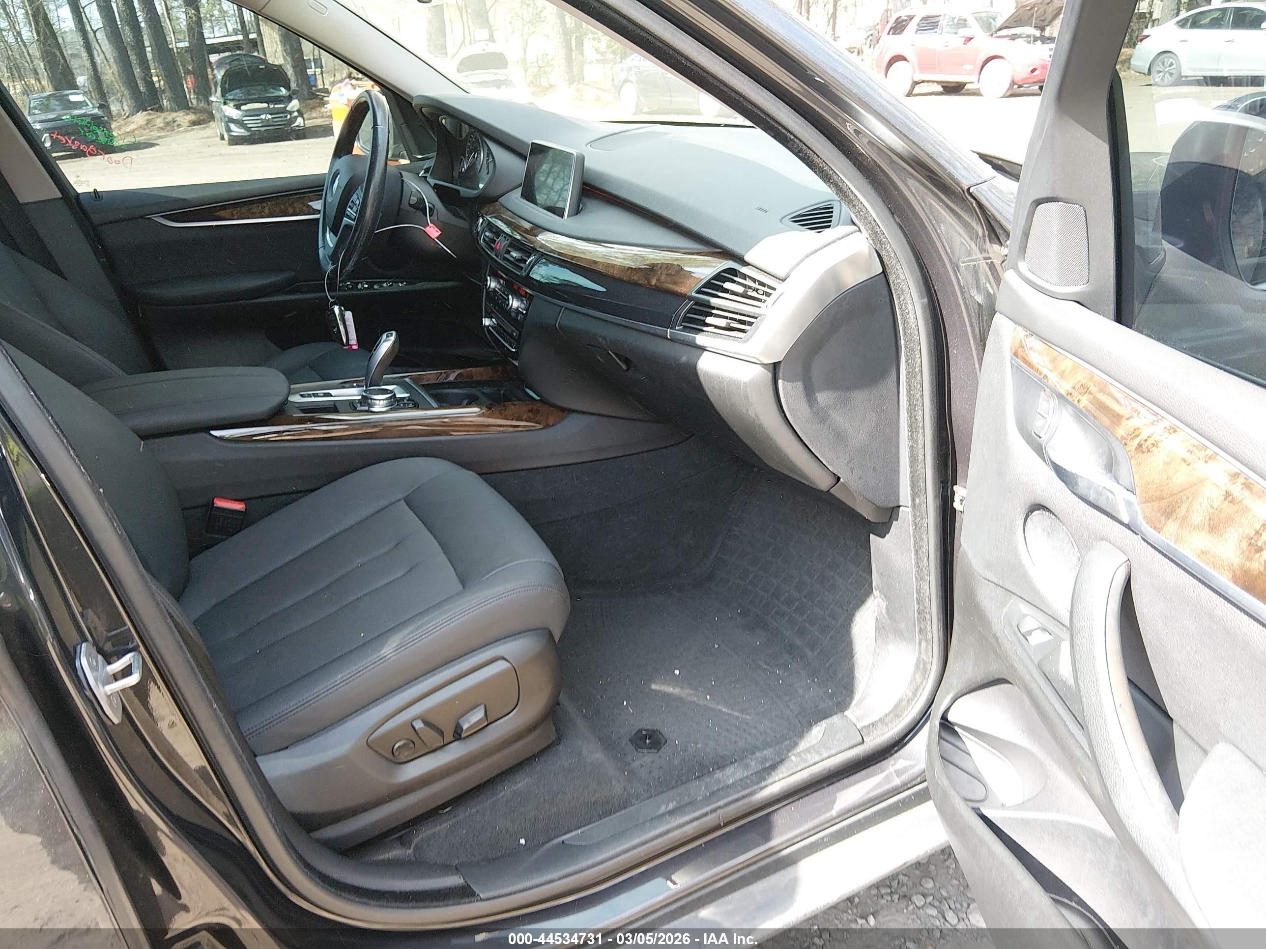 2015 Bmw X5 Sdrive35i Black vin: 5UXKR2C54F0H38119