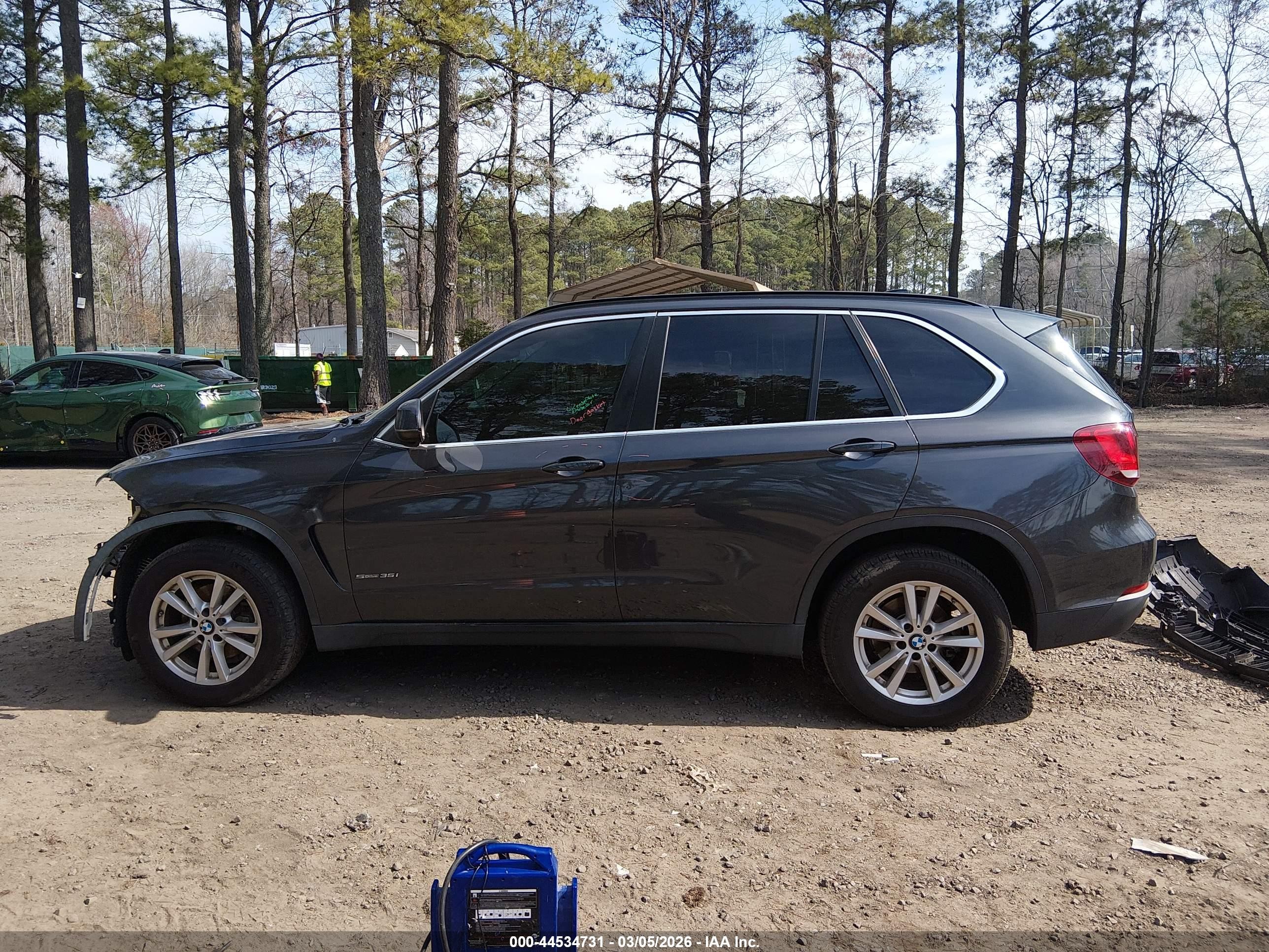 2015 Bmw X5 Sdrive35i Black vin: 5UXKR2C54F0H38119