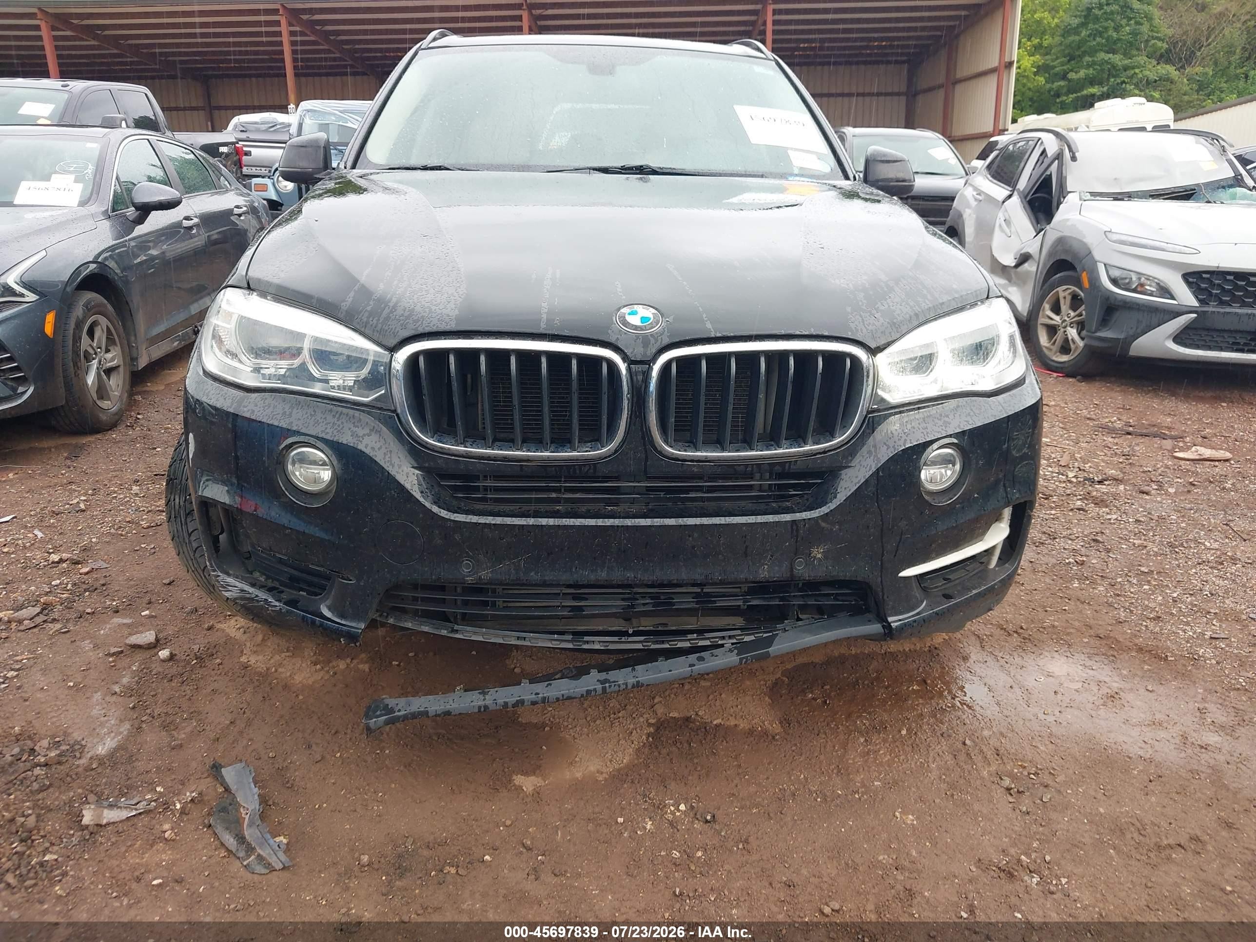 2015 Bmw X5 Sdrive35i Черный vin: 5UXKR2C54F0H40923