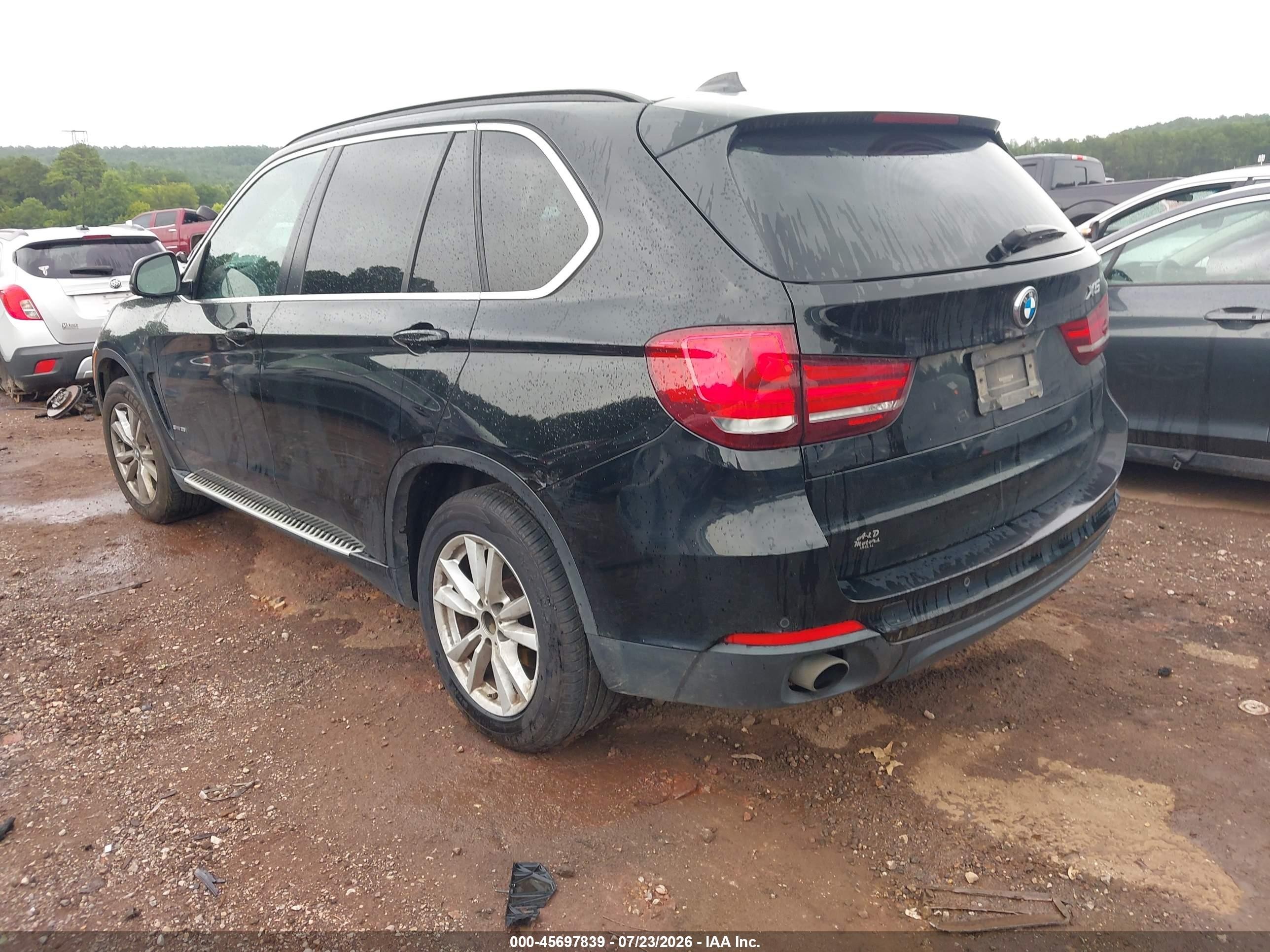 2015 Bmw X5 Sdrive35i Черный vin: 5UXKR2C54F0H40923