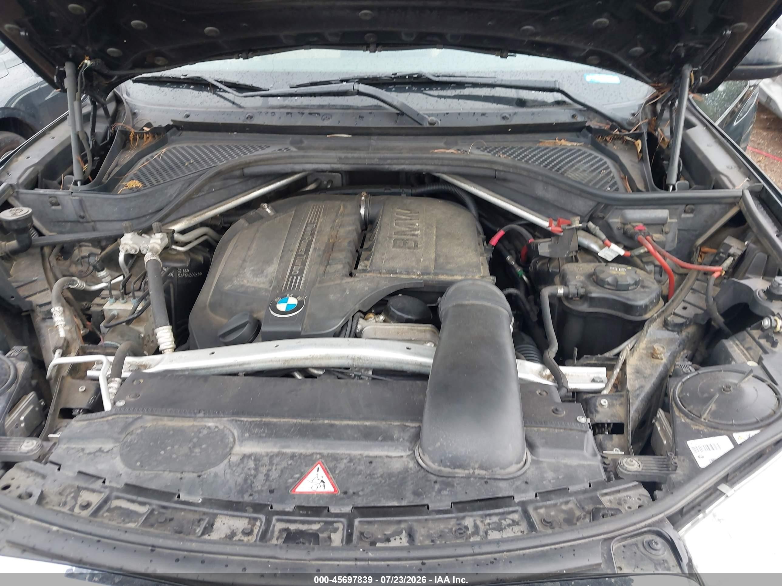 2015 Bmw X5 Sdrive35i Черный vin: 5UXKR2C54F0H40923