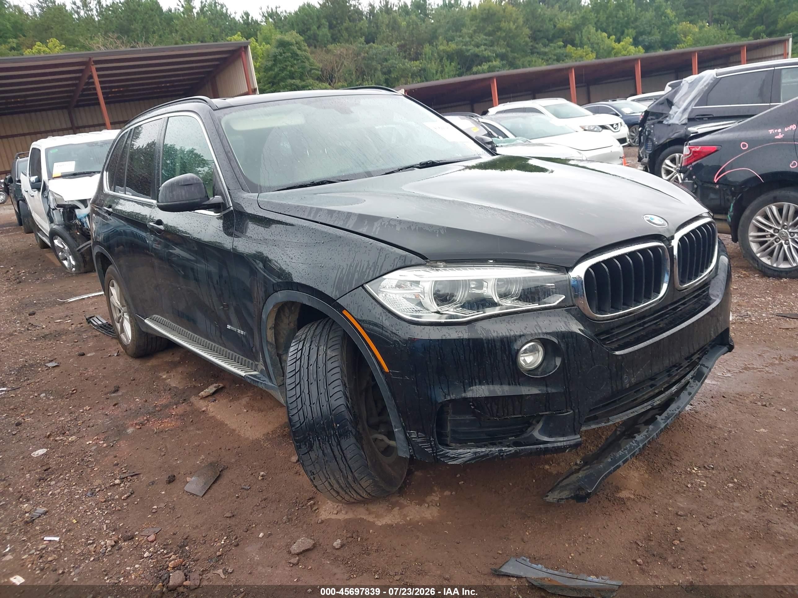 2015 Bmw X5 Sdrive35i Черный vin: 5UXKR2C54F0H40923