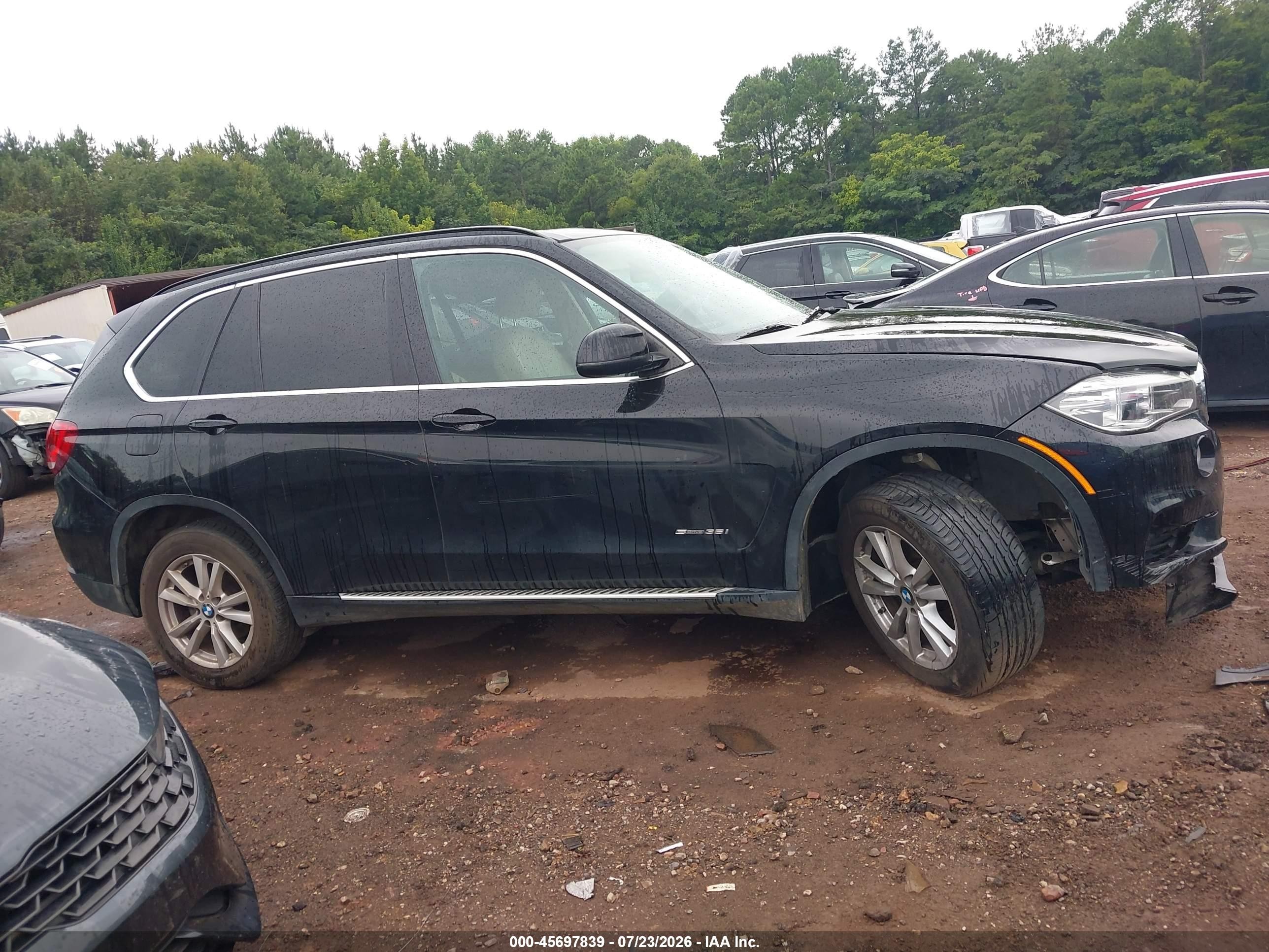 2015 Bmw X5 Sdrive35i Черный vin: 5UXKR2C54F0H40923