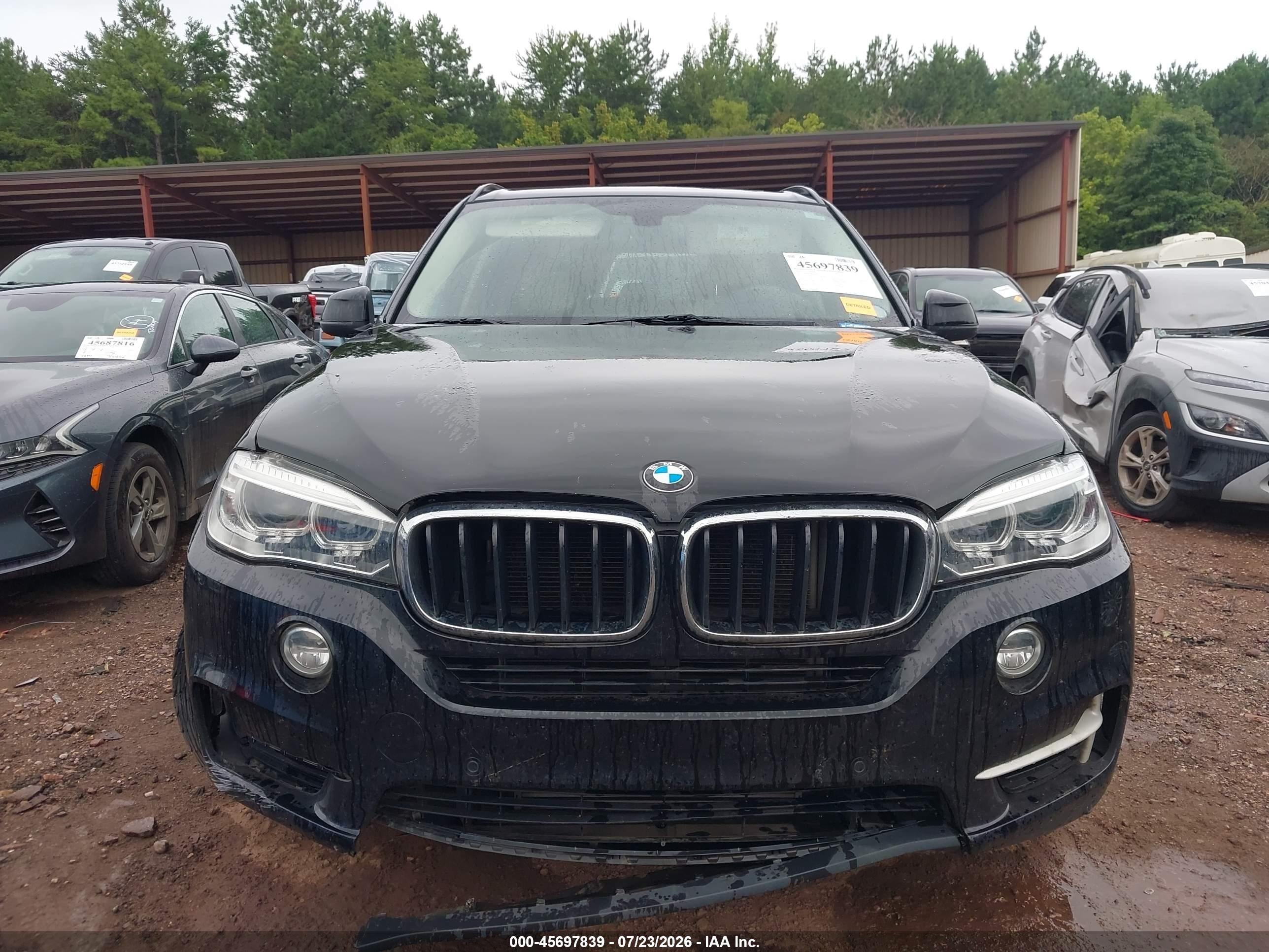 2015 Bmw X5 Sdrive35i Черный vin: 5UXKR2C54F0H40923