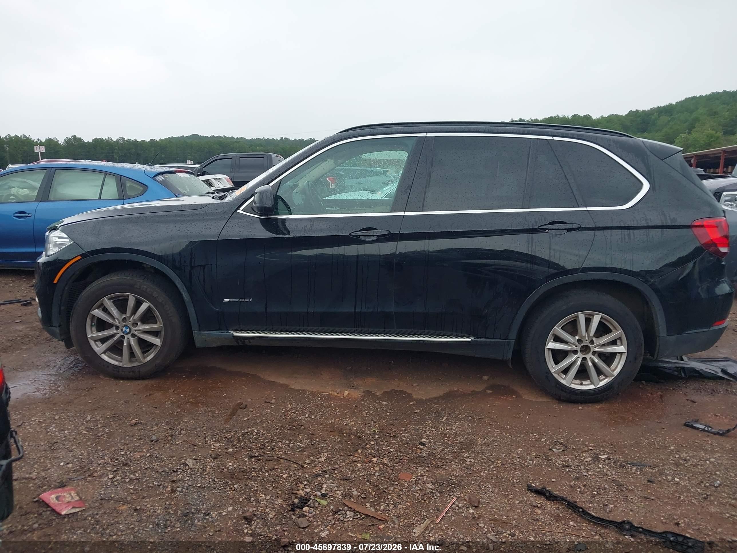 2015 Bmw X5 Sdrive35i Черный vin: 5UXKR2C54F0H40923