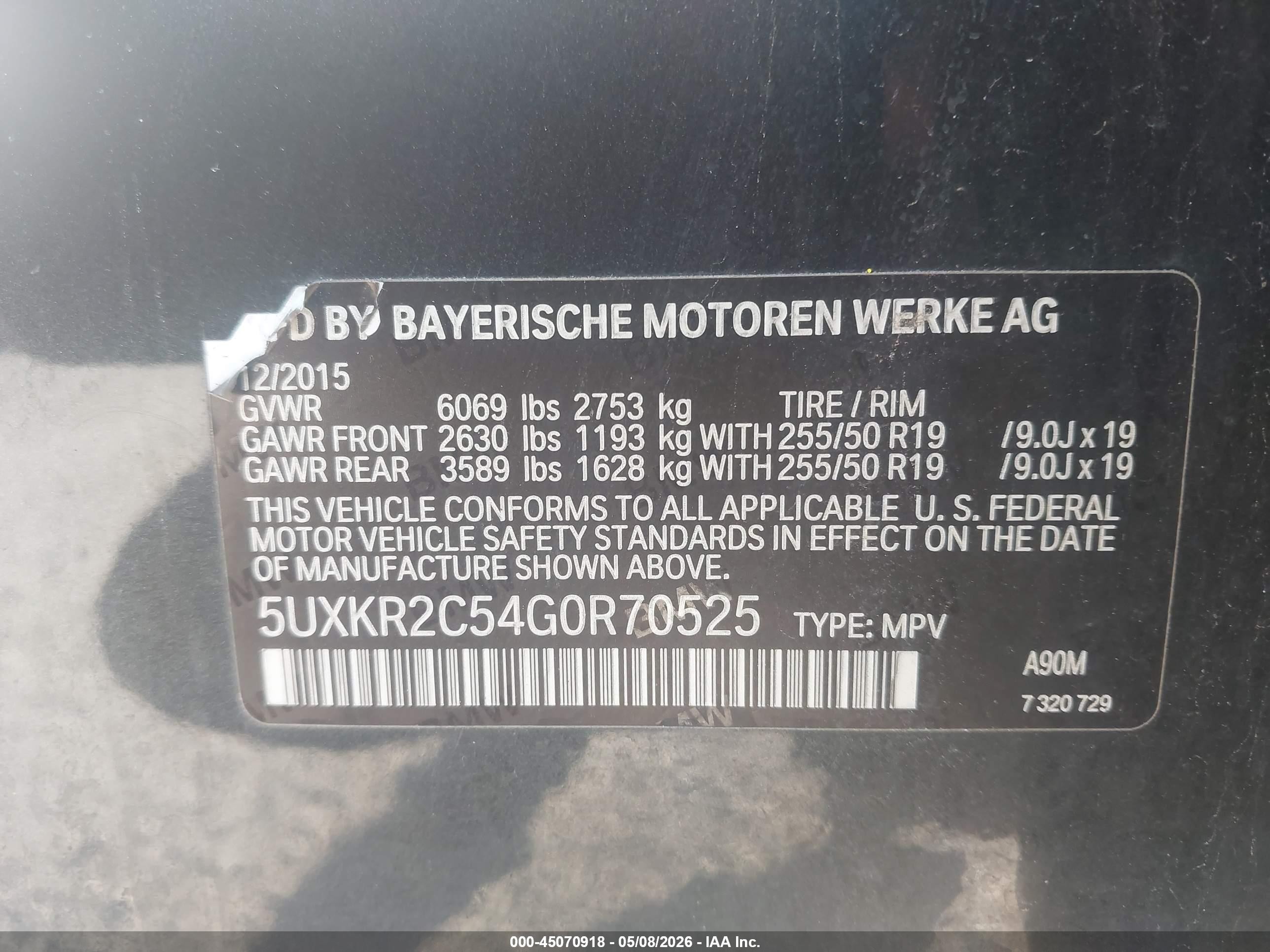 2016 Bmw X5 Sdrive35i Black vin: 5UXKR2C54G0R70525