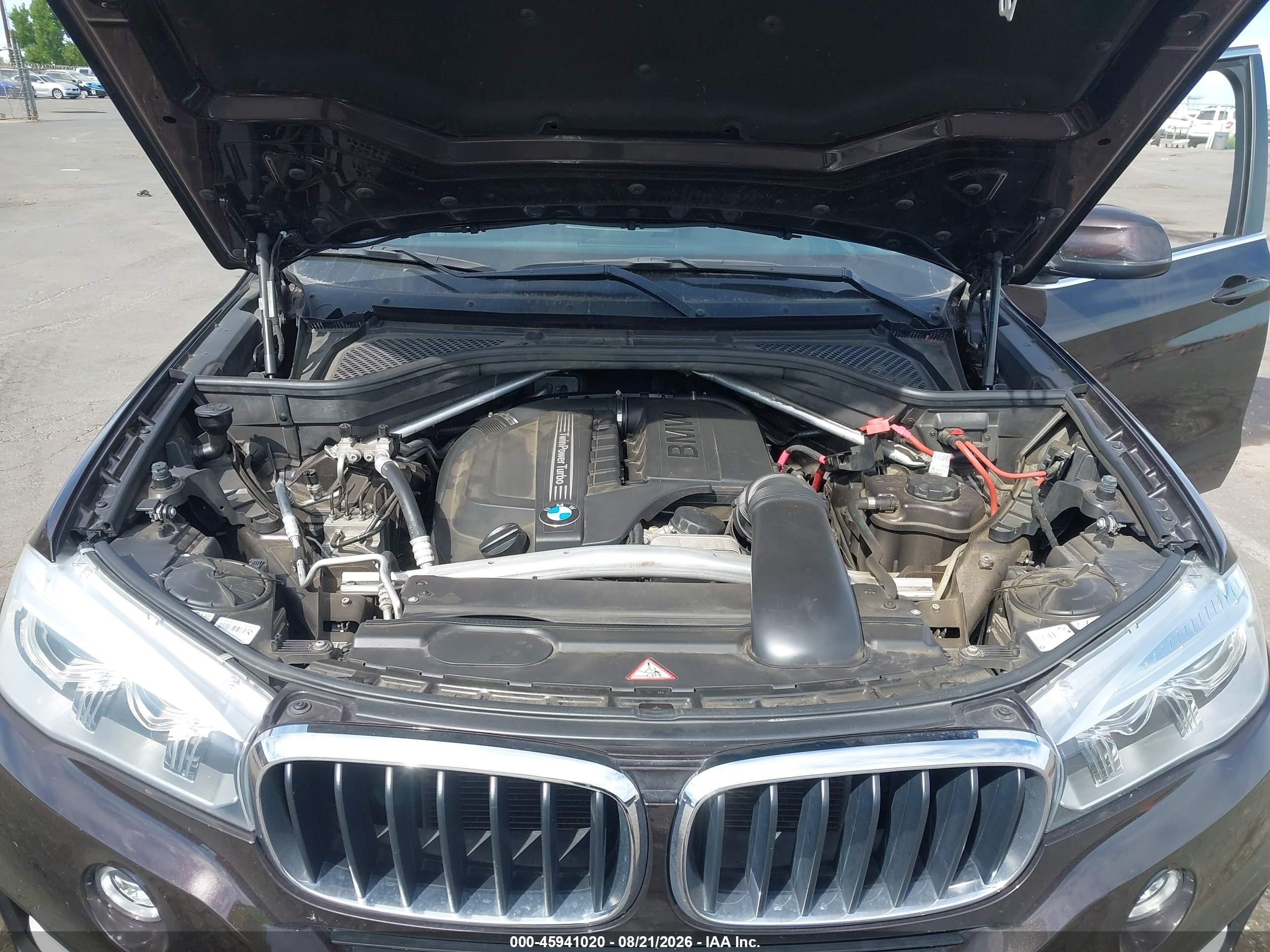 2014 Bmw X5 Sdrive35i Black vin: 5UXKR2C55E0C00897