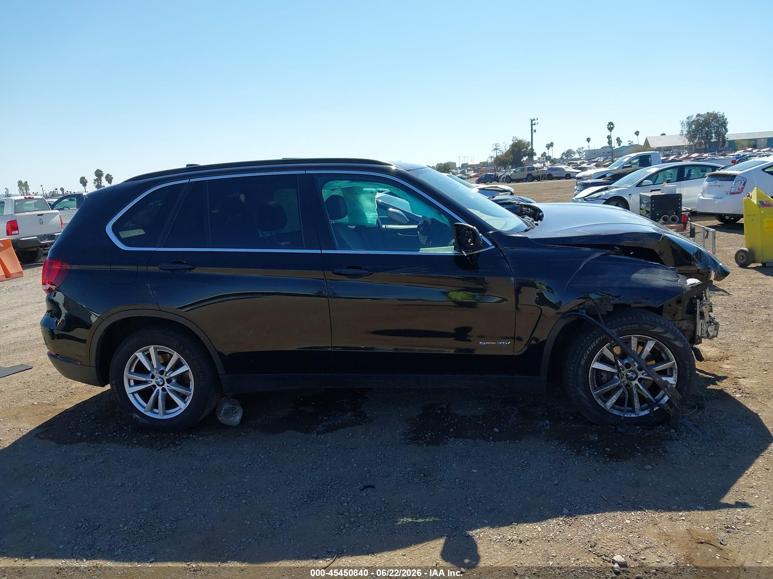2014 Bmw X5 Sdrive35i Black vin: 5UXKR2C55E0H34028