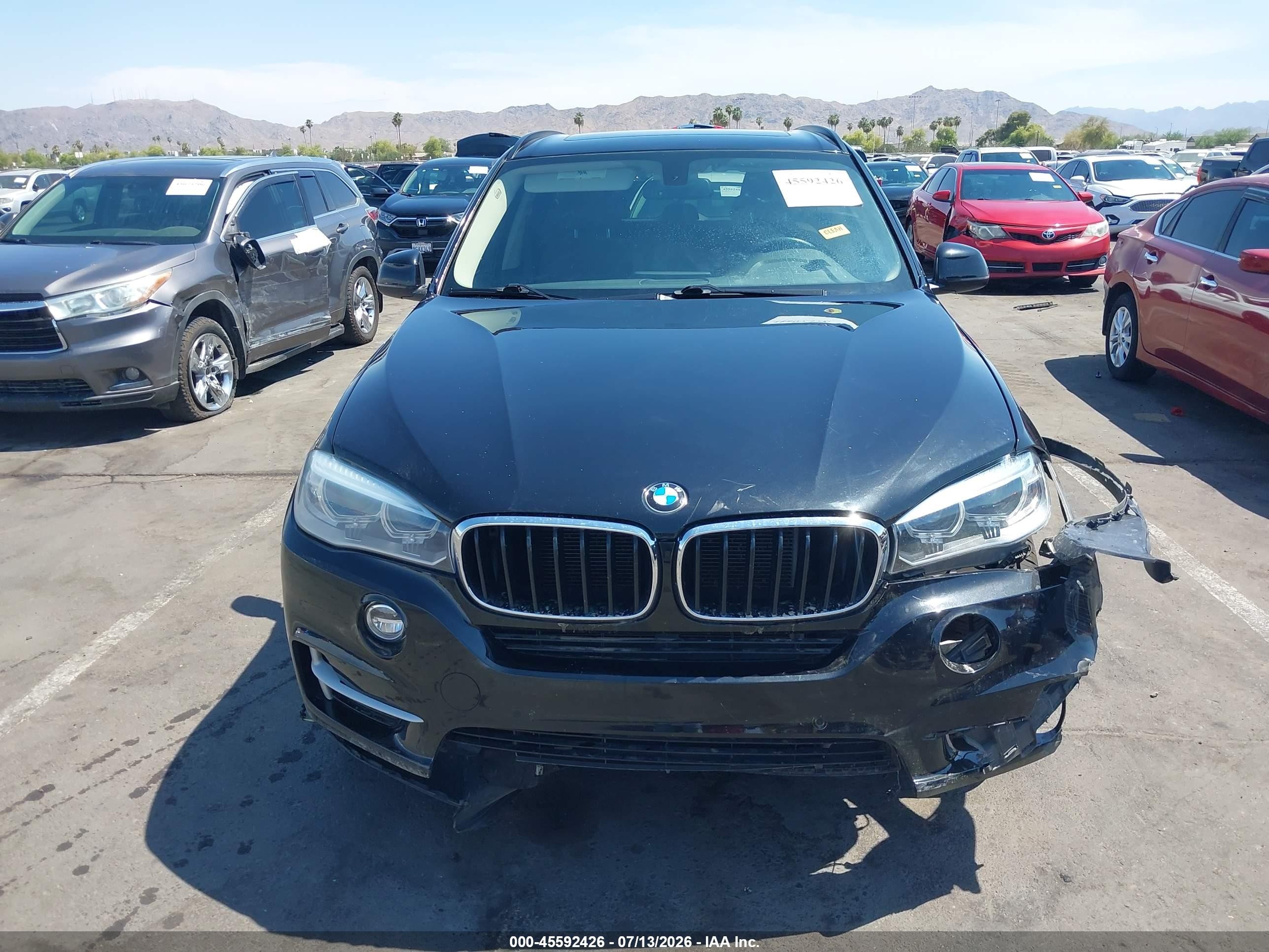 2014 Bmw X5 Sdrive35i Black vin: 5UXKR2C56E0C00102