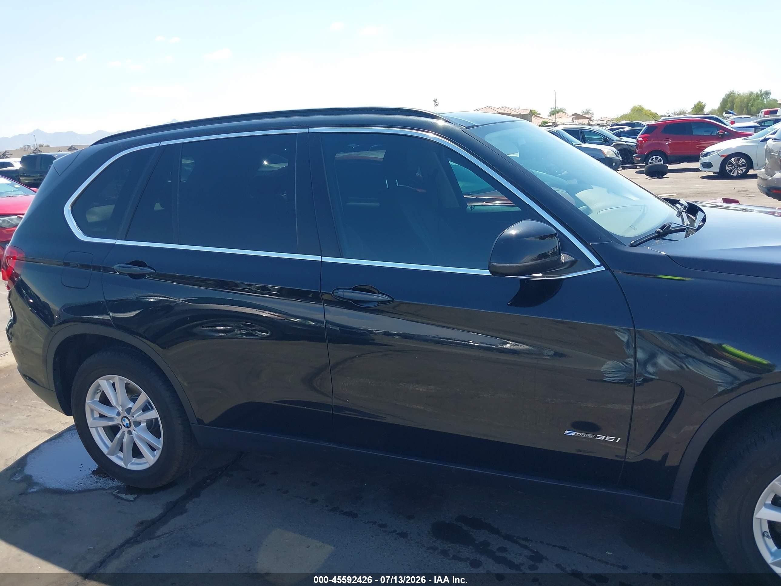 2014 Bmw X5 Sdrive35i Black vin: 5UXKR2C56E0C00102