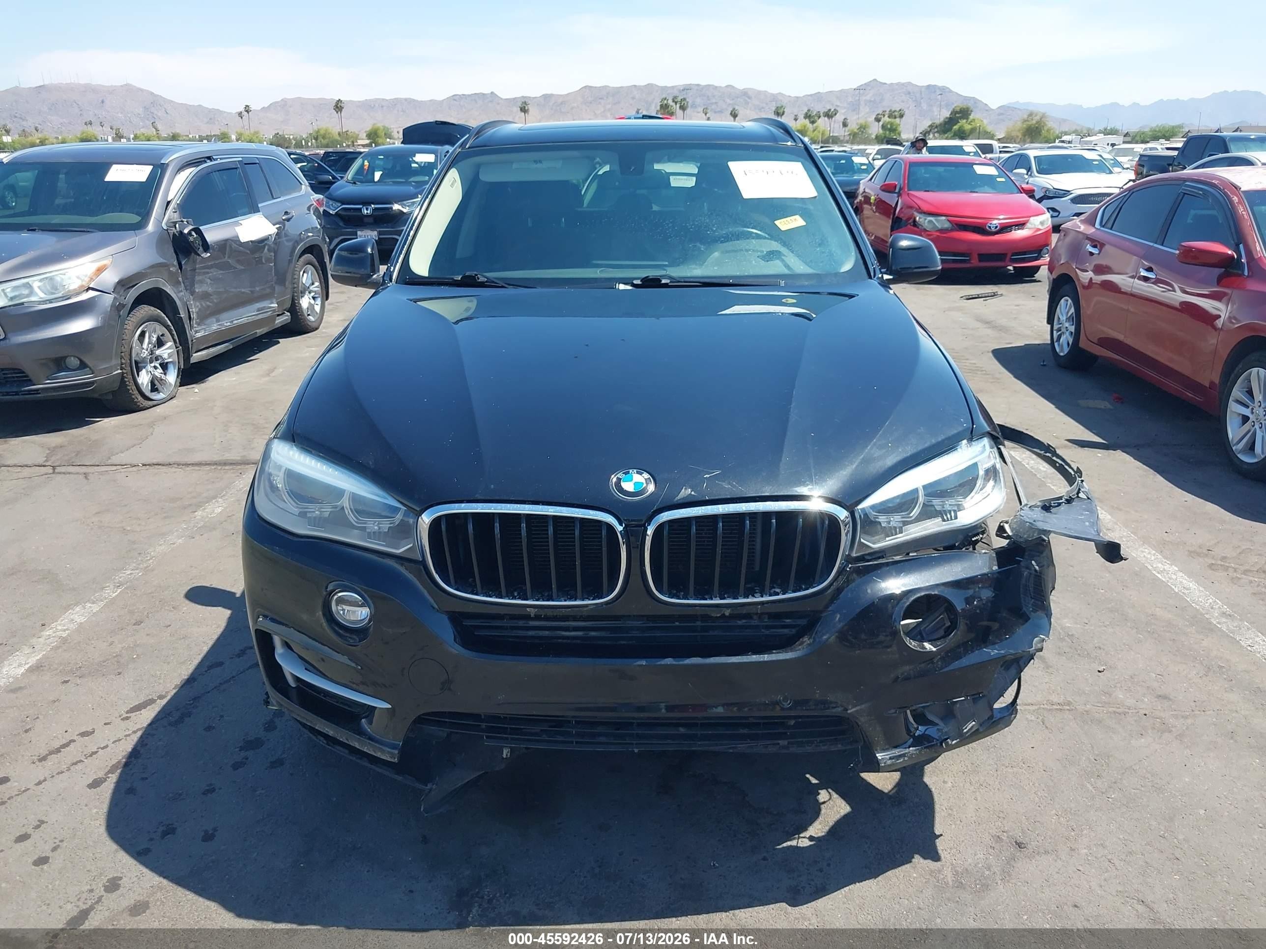 2014 Bmw X5 Sdrive35i Black vin: 5UXKR2C56E0C00102
