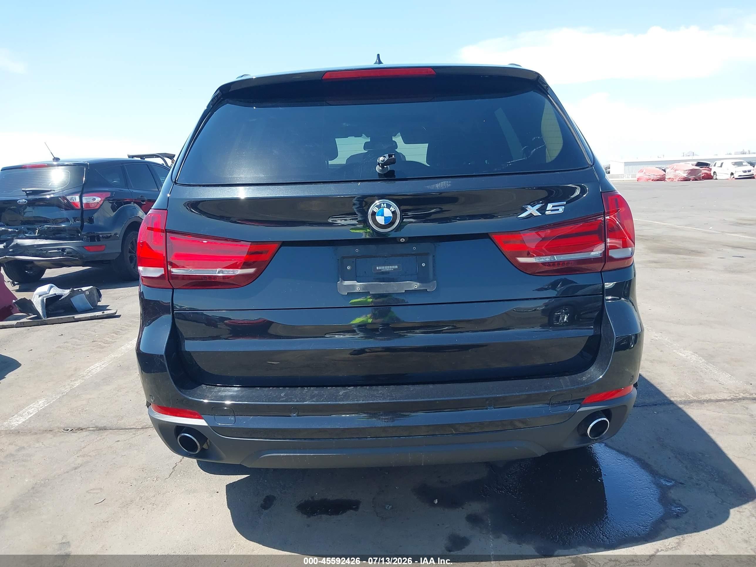 2014 Bmw X5 Sdrive35i Black vin: 5UXKR2C56E0C00102