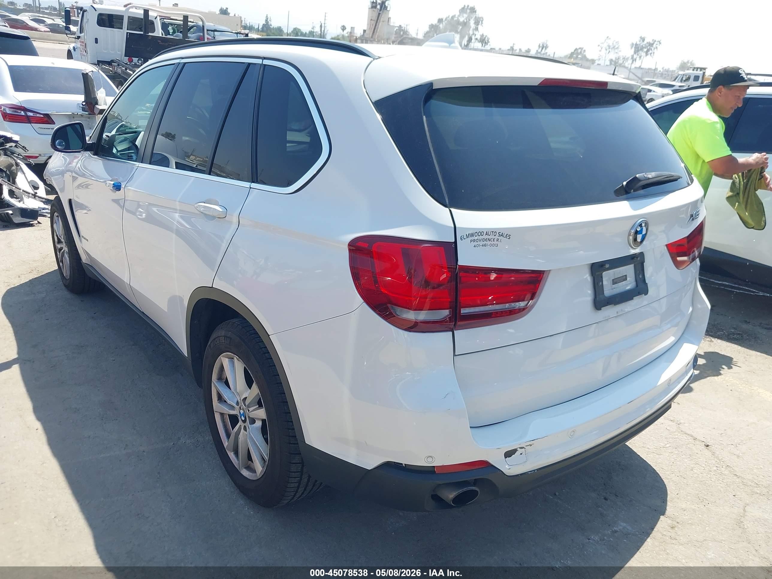 2015 Bmw X5 Sdrive35i Белый vin: 5UXKR2C56F0H39692
