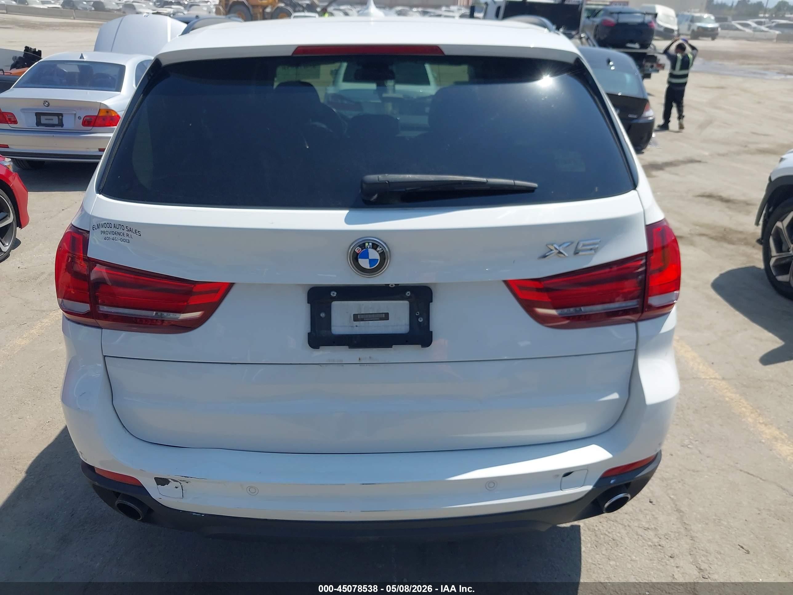 2015 Bmw X5 Sdrive35i Белый vin: 5UXKR2C56F0H39692