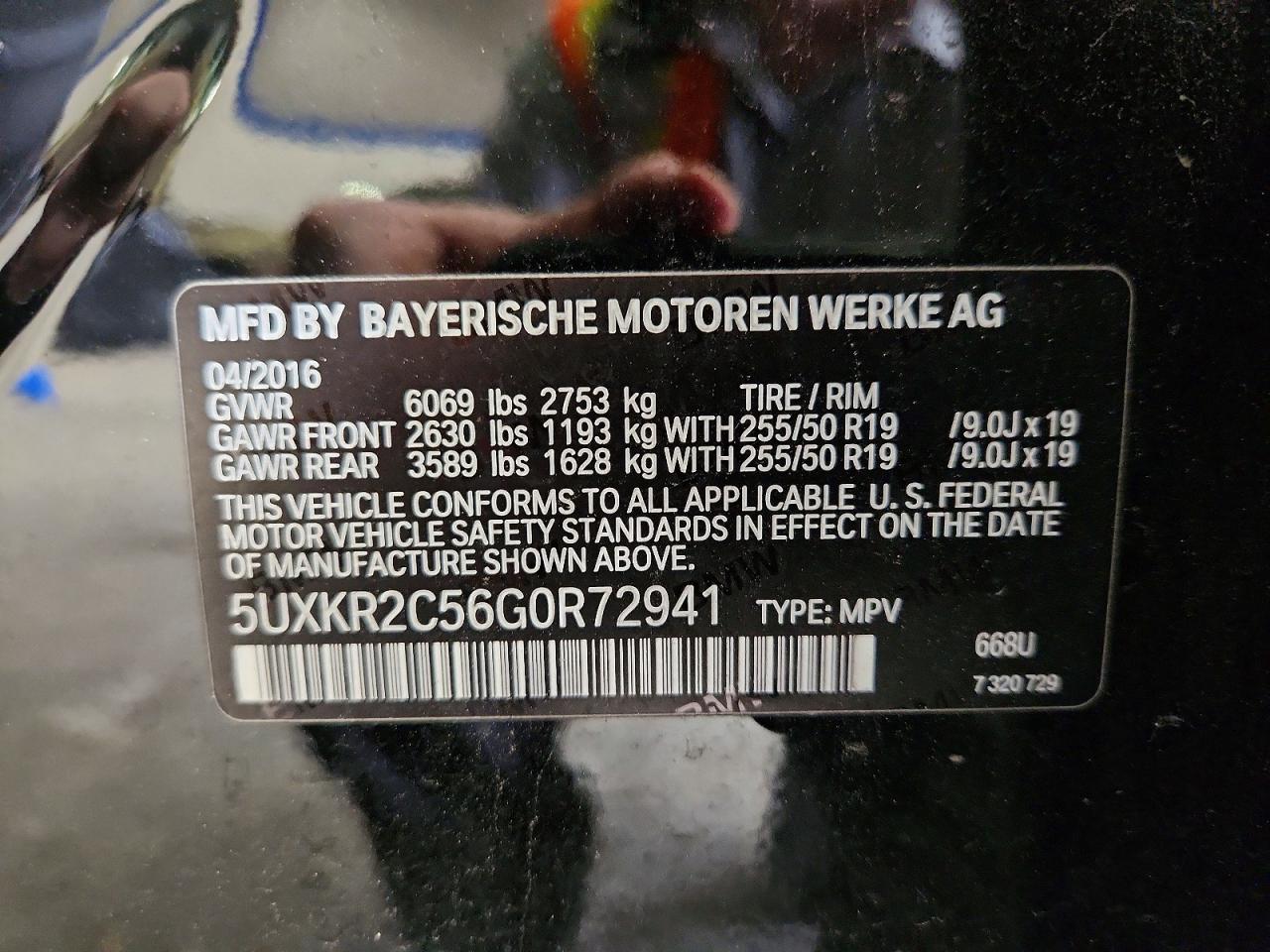 2016 Bmw X5 Sdrive35i Black vin: 5UXKR2C56G0R72941