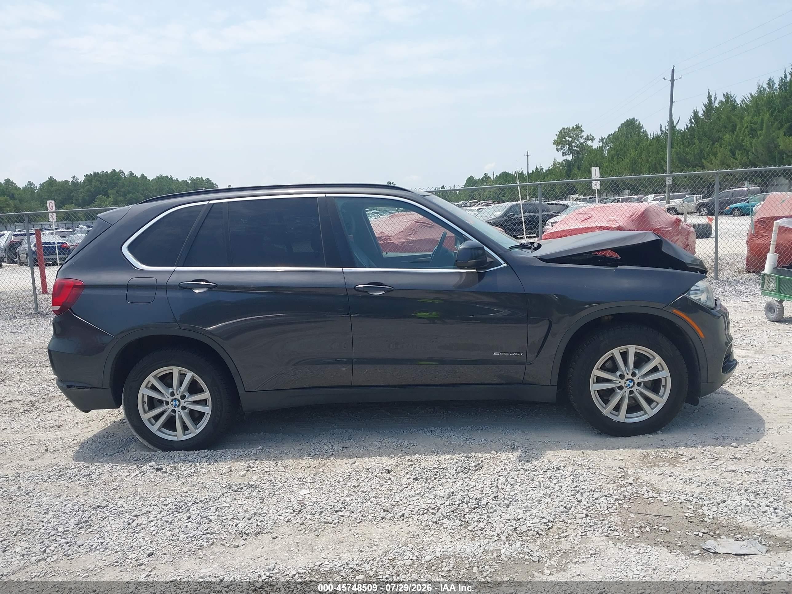 2015 Bmw X5 Sdrive35i Gray vin: 5UXKR2C57F0H37823