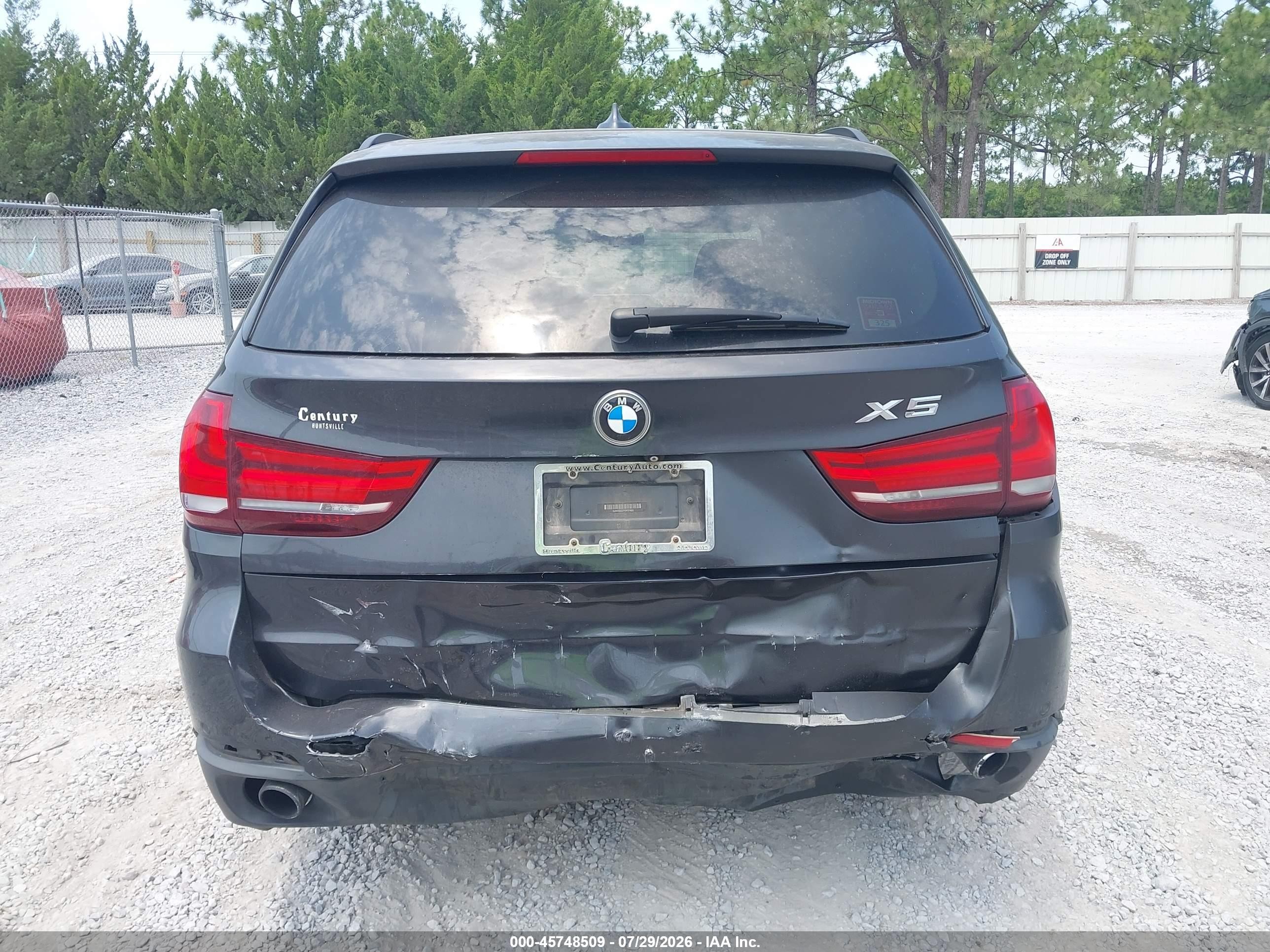 2015 Bmw X5 Sdrive35i Gray vin: 5UXKR2C57F0H37823