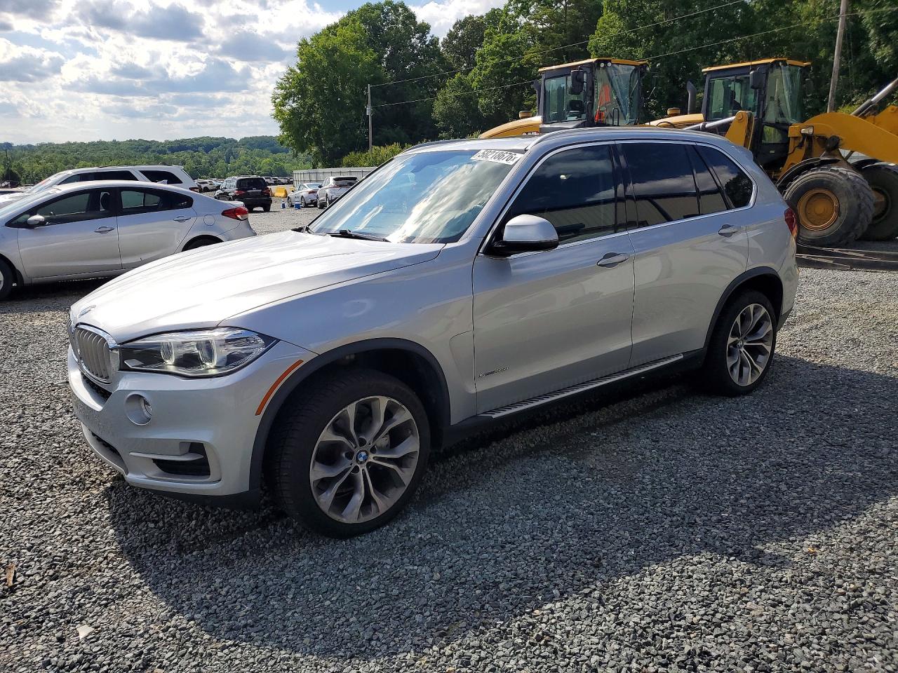 2014 Bmw X5 Sdrive35i Silver vin: 5UXKR2C58E0H33262