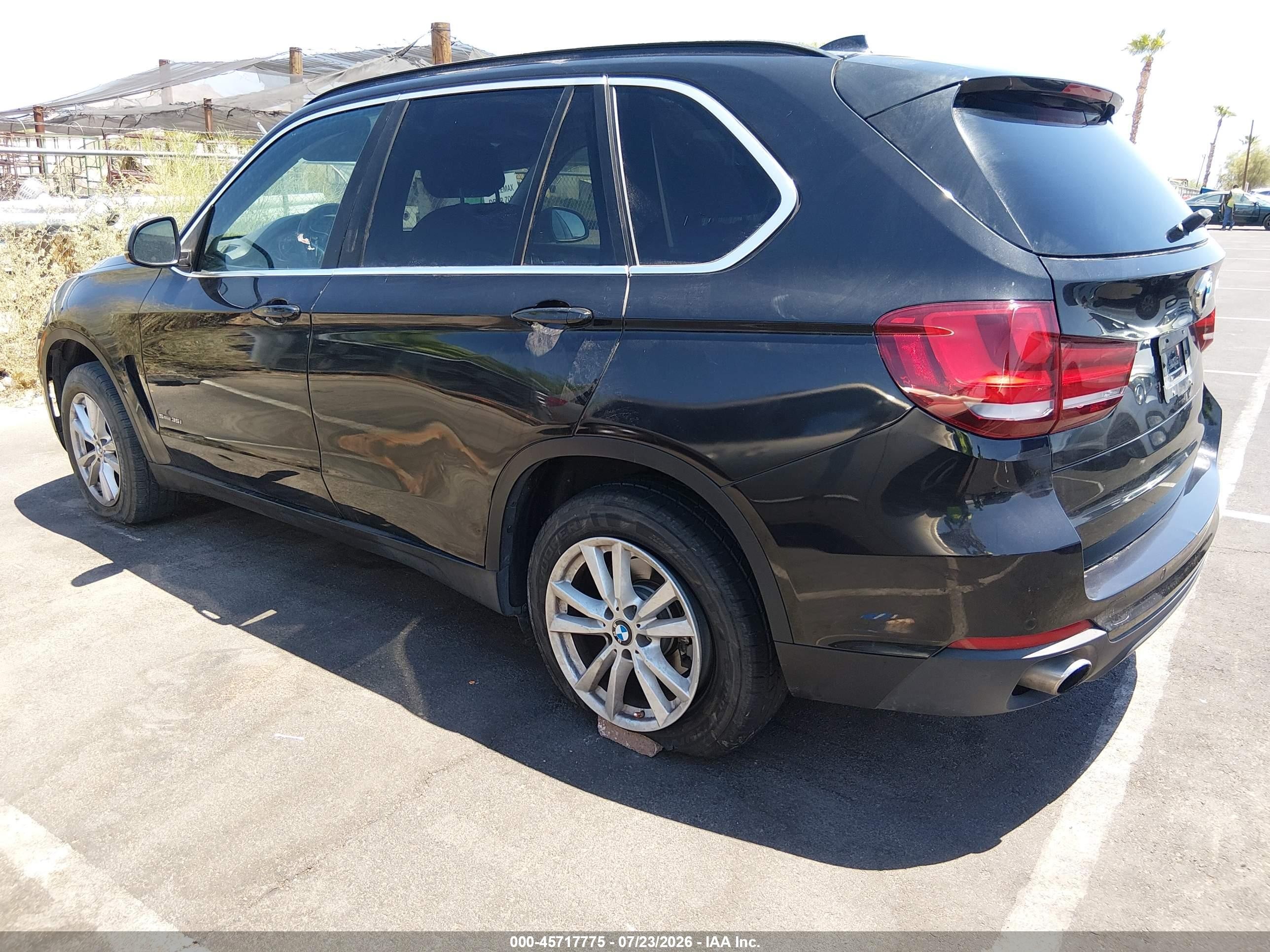 2015 Bmw X5 Sdrive35i Black vin: 5UXKR2C58F0H36339