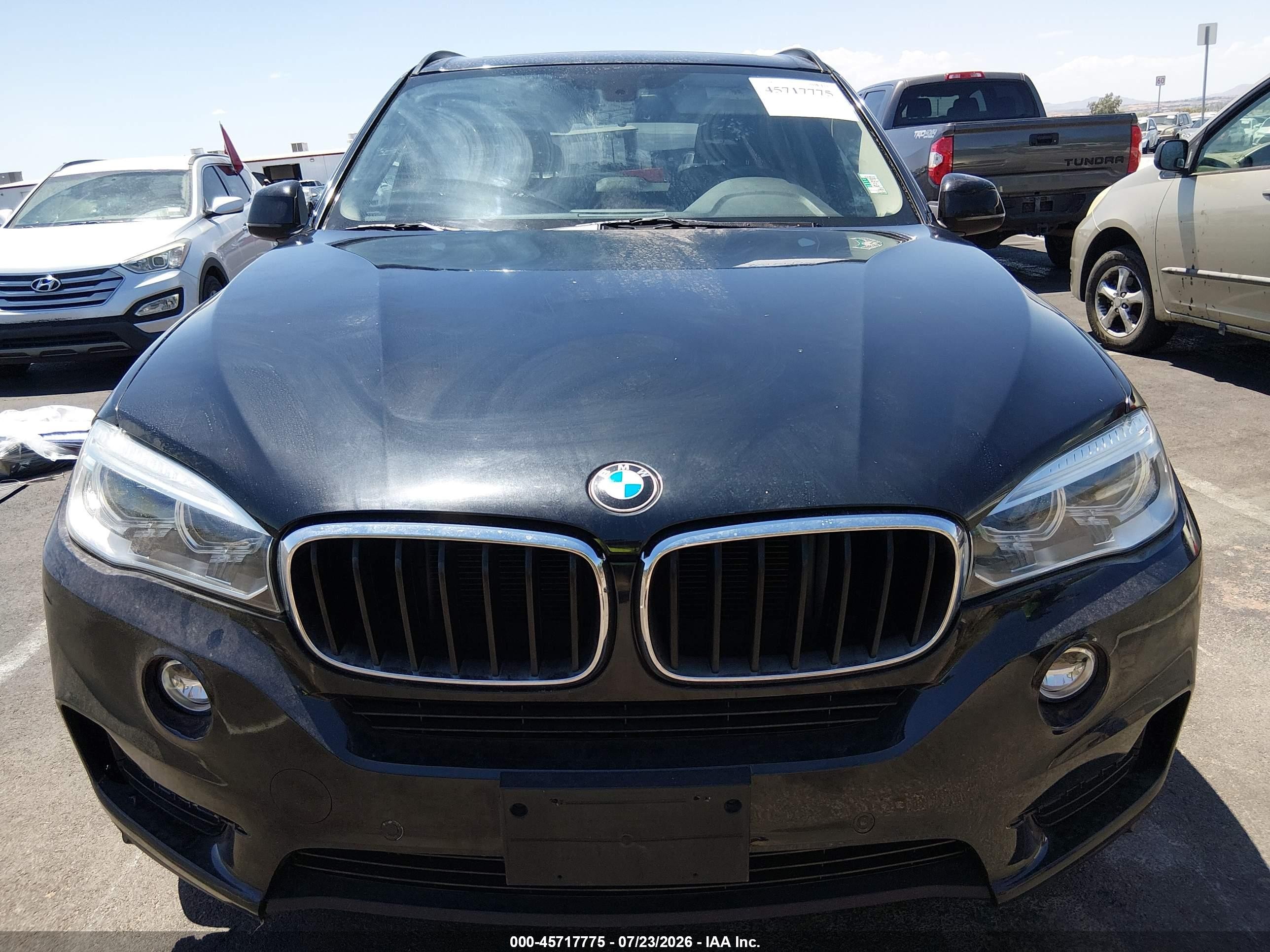 2015 Bmw X5 Sdrive35i Black vin: 5UXKR2C58F0H36339