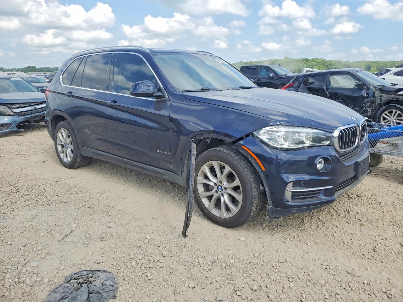2015 Bmw X5 Sdrive35i Черный vin: 5UXKR2C58F0H37197