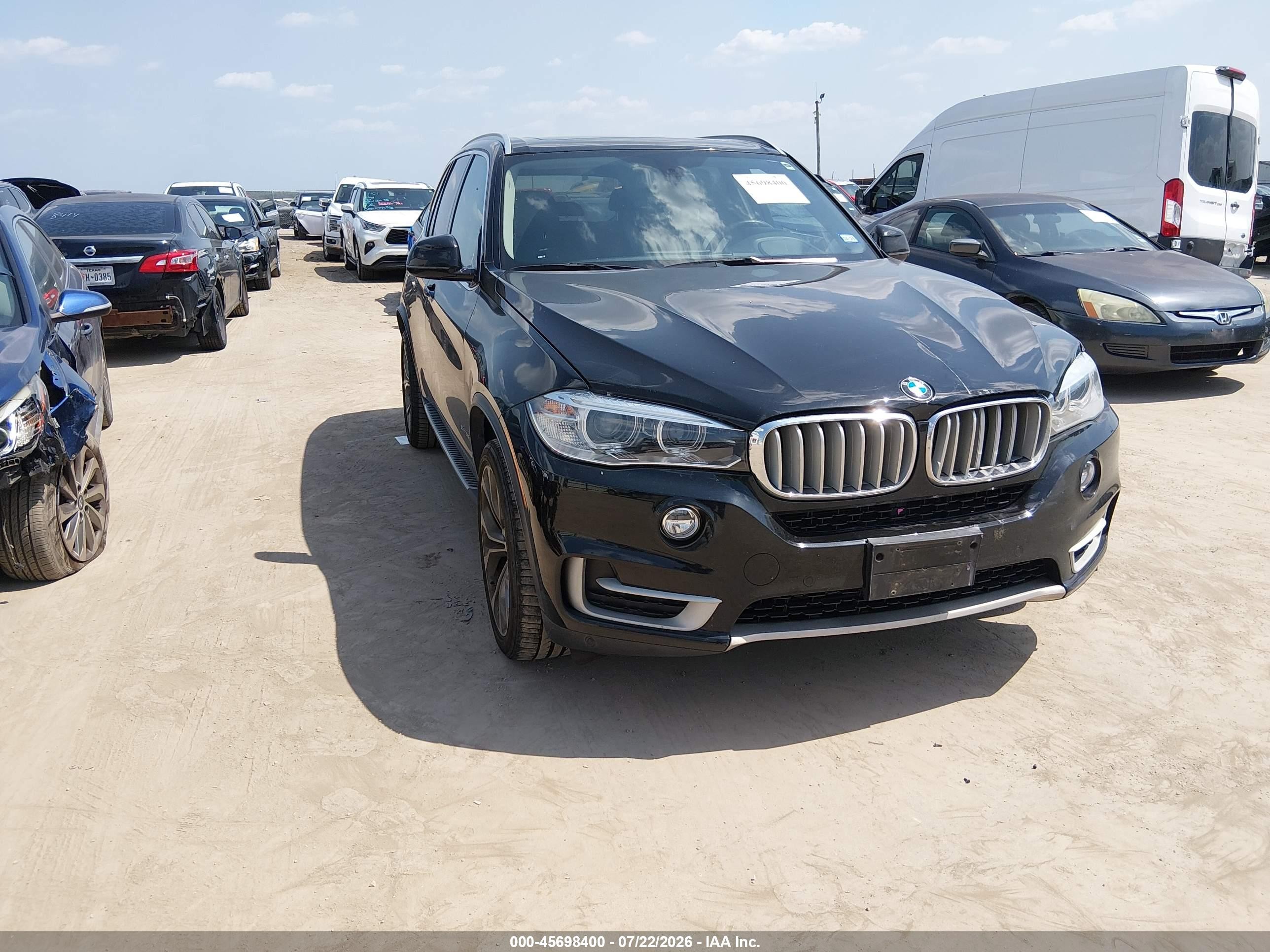2015 Bmw X5 Sdrive35i Black vin: 5UXKR2C58F0H37894
