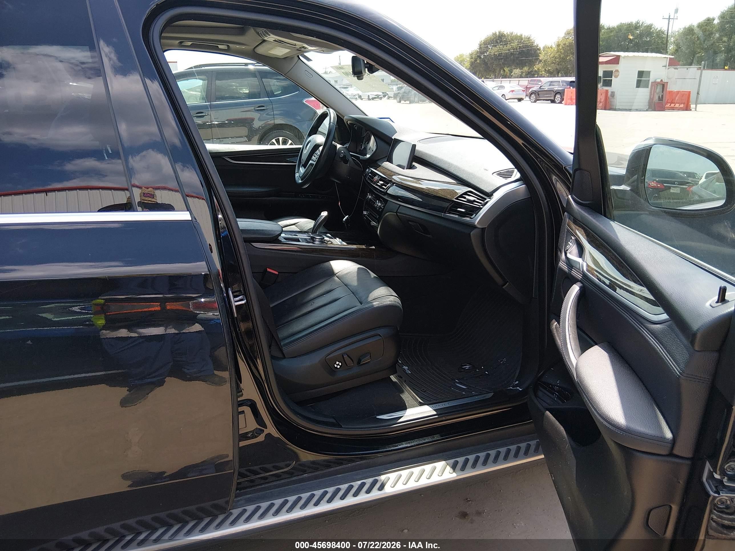 2015 Bmw X5 Sdrive35i Black vin: 5UXKR2C58F0H37894