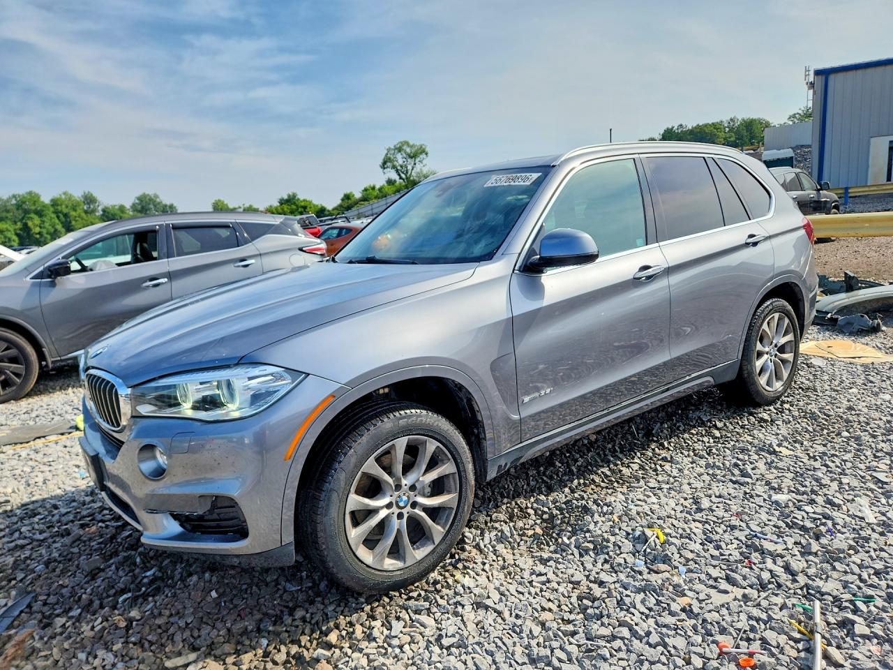 2014 Bmw X5 Sdrive35i Gray vin: 5UXKR2C59E0C00286